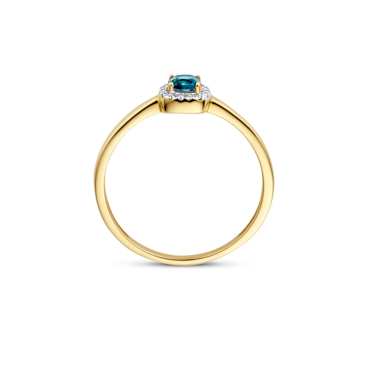 Blush Natural Diamonds Ring 1636YDL – Geel Goud (14k) met Diamant en Topaas