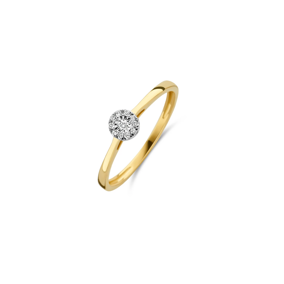 Blush Natural Diamonds Ring 1647BDI – Geel en Wit Goud (14k) met Diamant