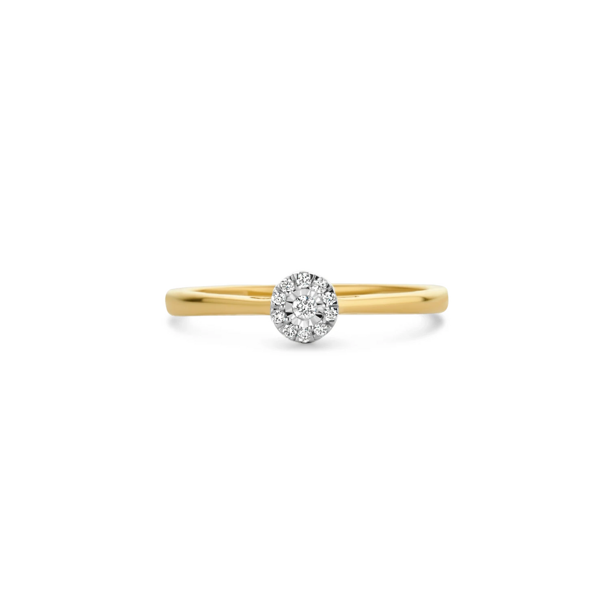 Blush Natural Diamonds Ring 1647BDI – Geel en Wit Goud (14k) met Diamant