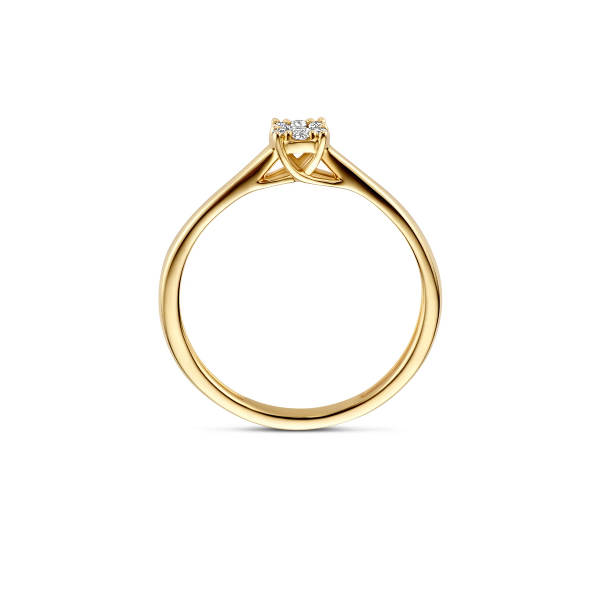 Blush Natural Diamonds Ring 1665YDI - Geelgoud (14k) met Diamant