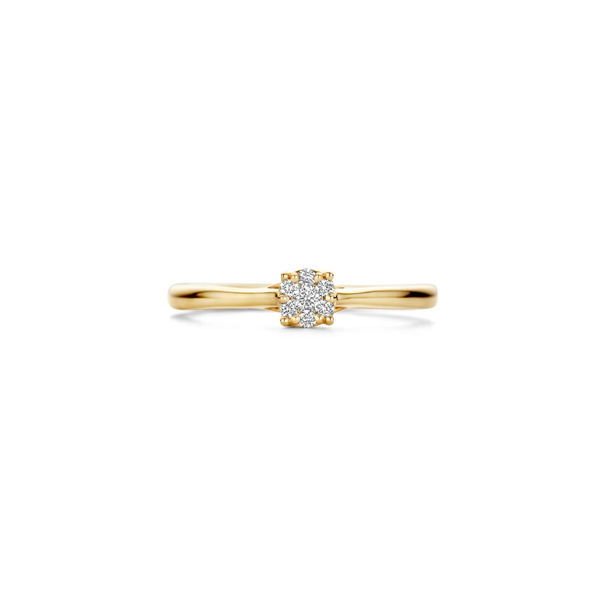 Blush Natural Diamonds Ring 1665YDI - Geelgoud (14k) met Diamant