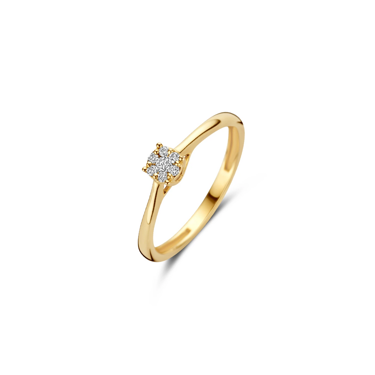 Blush Natural Diamonds Ring 1665YDI - Geelgoud (14k) met Diamant