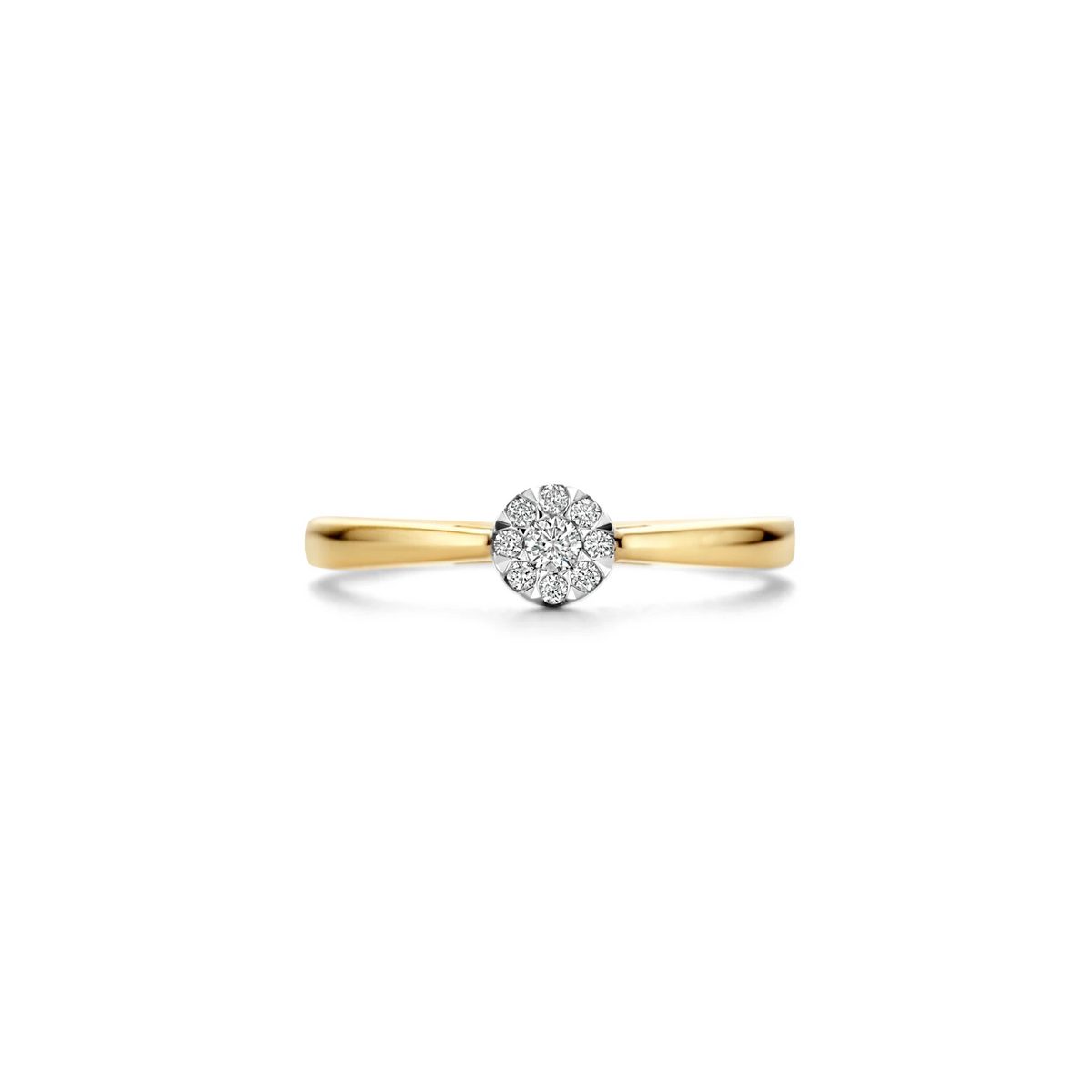 Blush Natural Diamonds Ring 1676BDI - Geel en Wit goud (14k) met Diamant