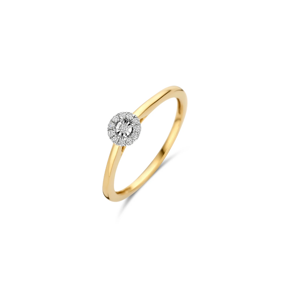 Blush Natural Diamonds Ring 1678BDI – Geel en Wit Goud (14k) met Diamant