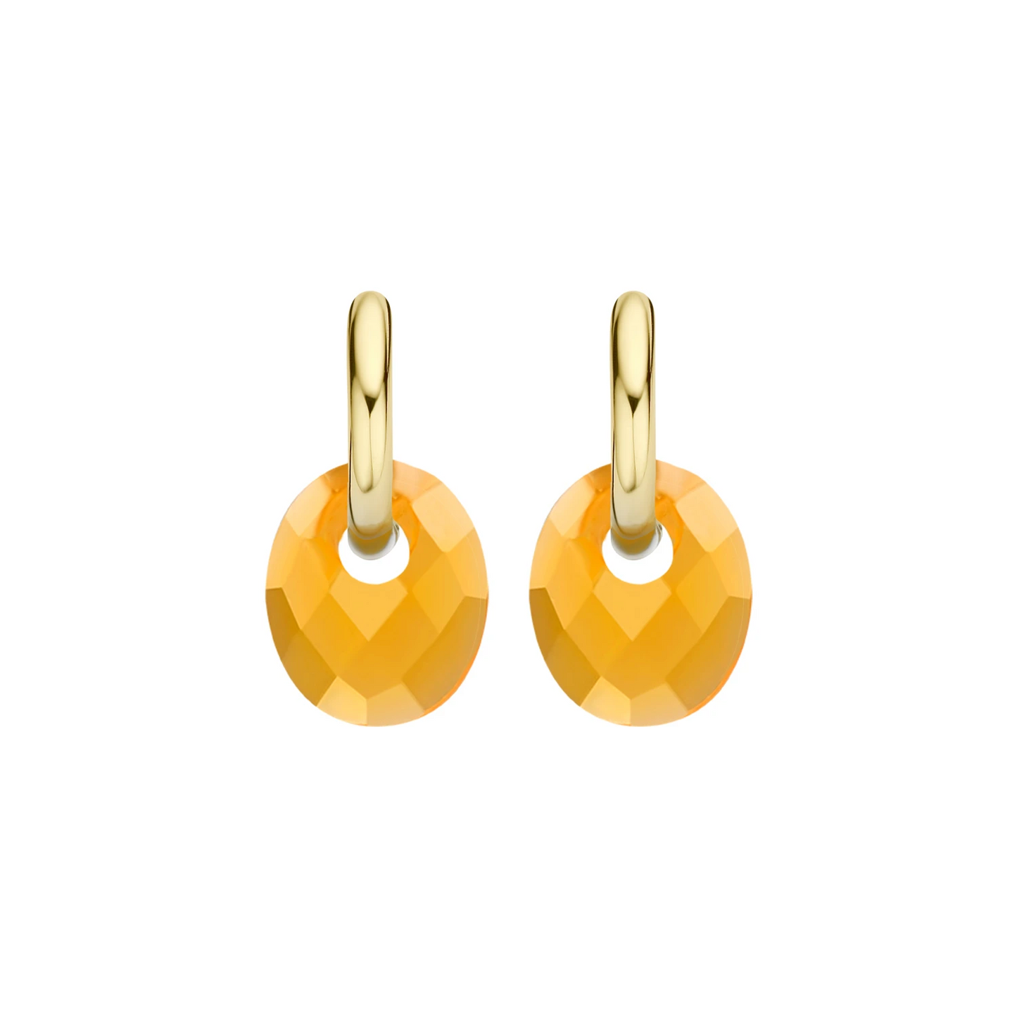 Blush Oorbelbedels 800CITM - Mineraalsteen Citrien