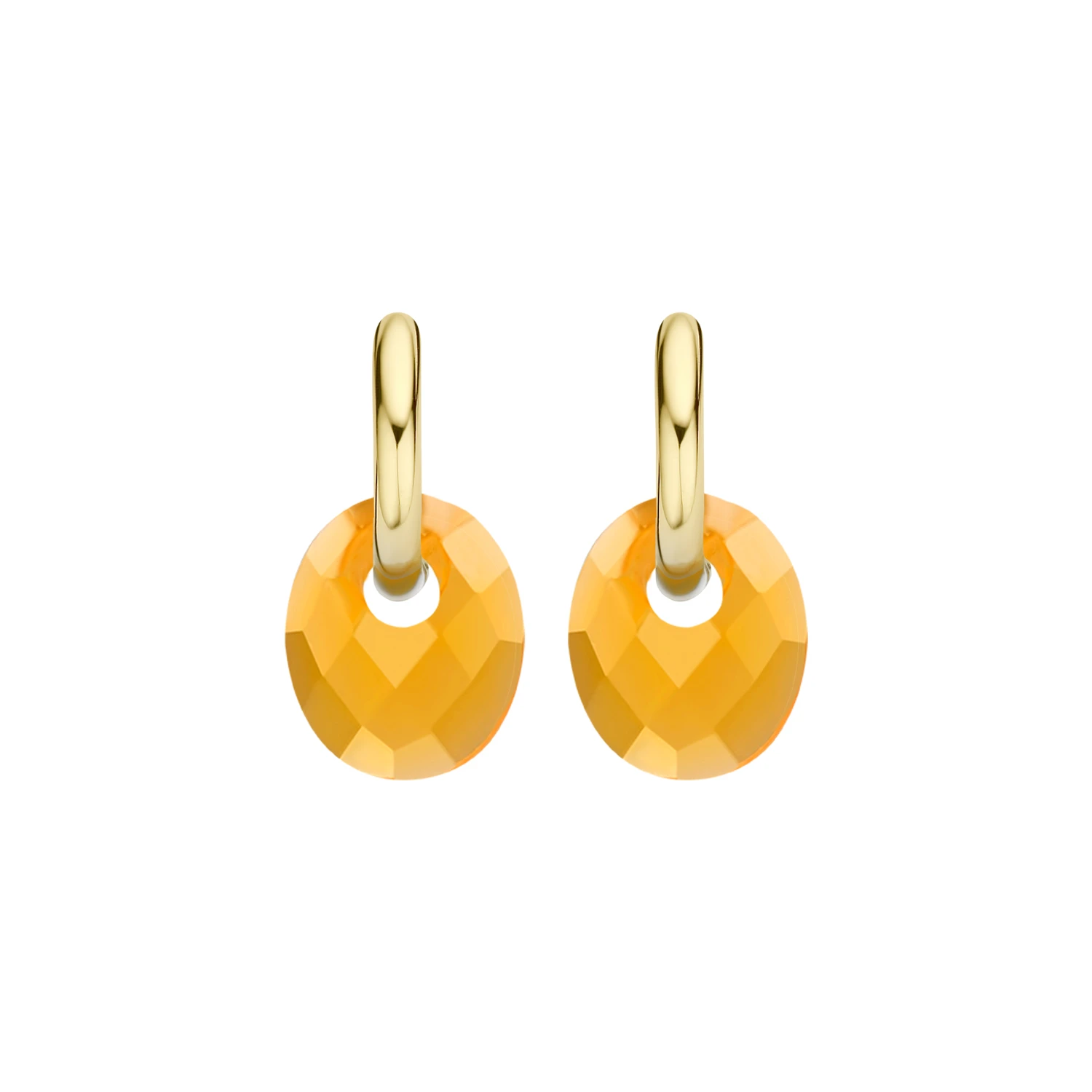 Blush Oorbelbedels 800CITM - Mineraalsteen Citrien