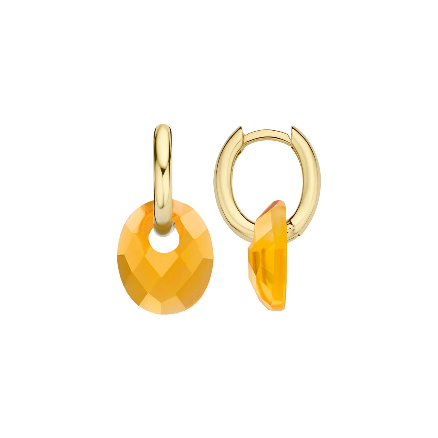 Blush Oorbelbedels 800CITM - Mineraalsteen Citrien