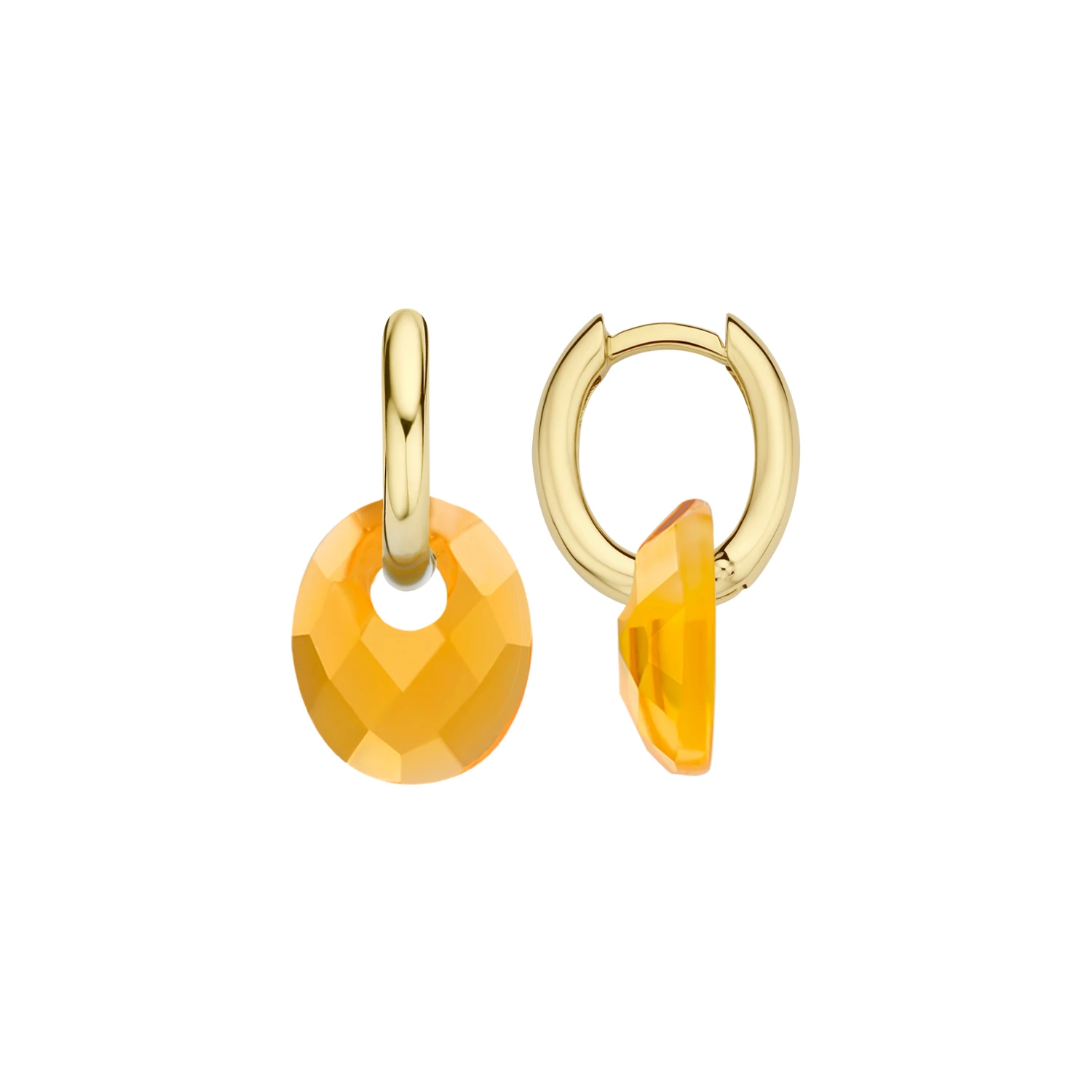 Blush Oorbelbedels 800CITM - Mineraalsteen Citrien