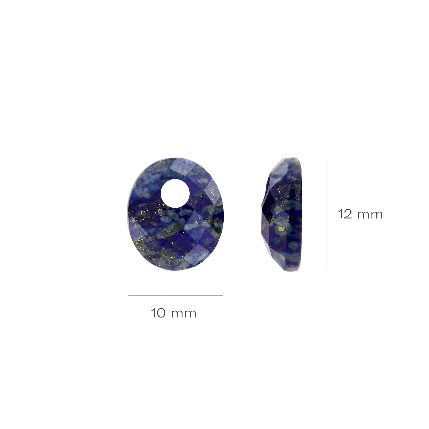 Blush Oorbelbedels 800LAPM - Mineraalsteen Lapis