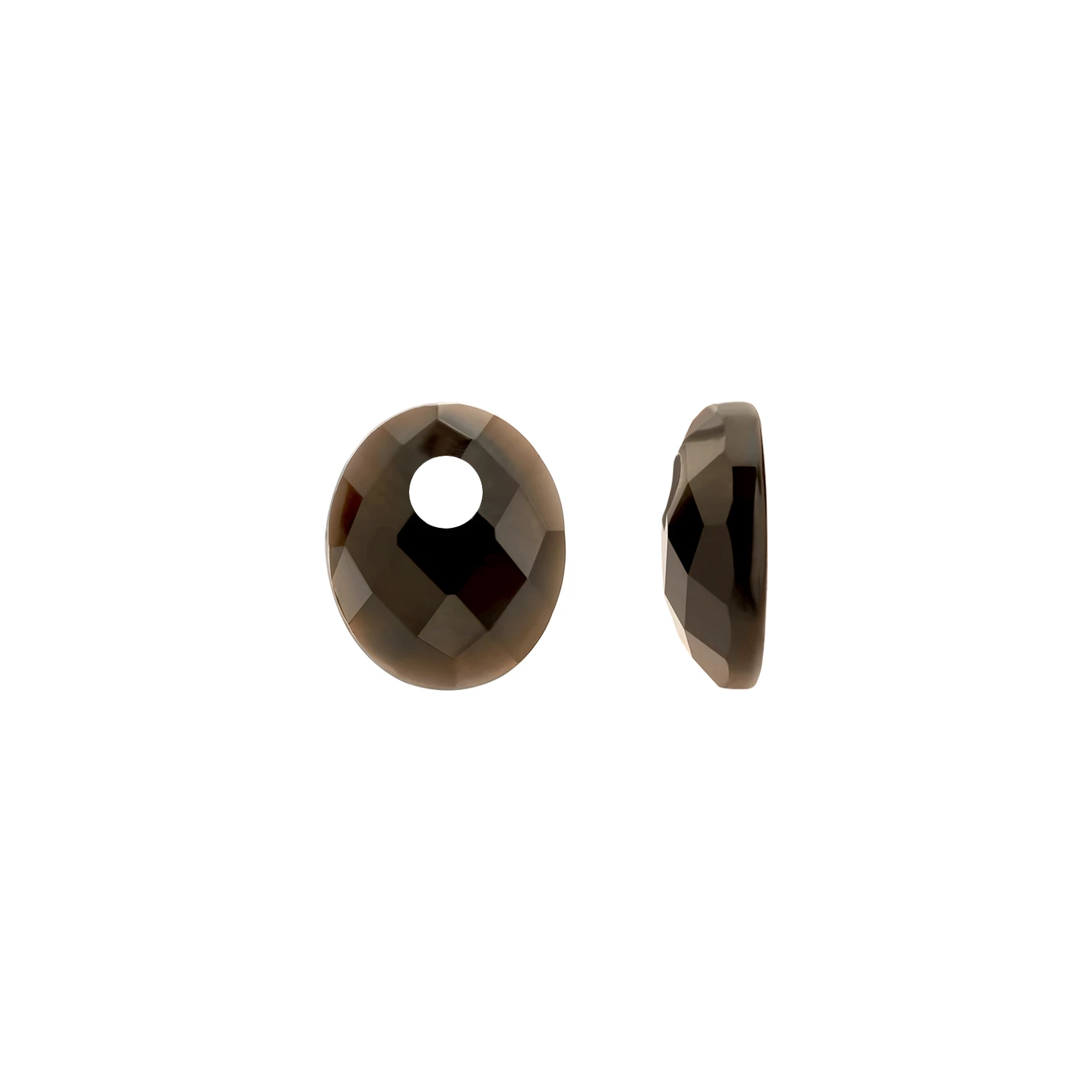 Blush Oorbelbedels 800SMQM - Mineraalsteen Smokey Quartz