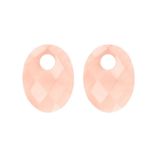 Blush Oorbelbedels 810PIQO - Mineraalsteen Rose Quartz