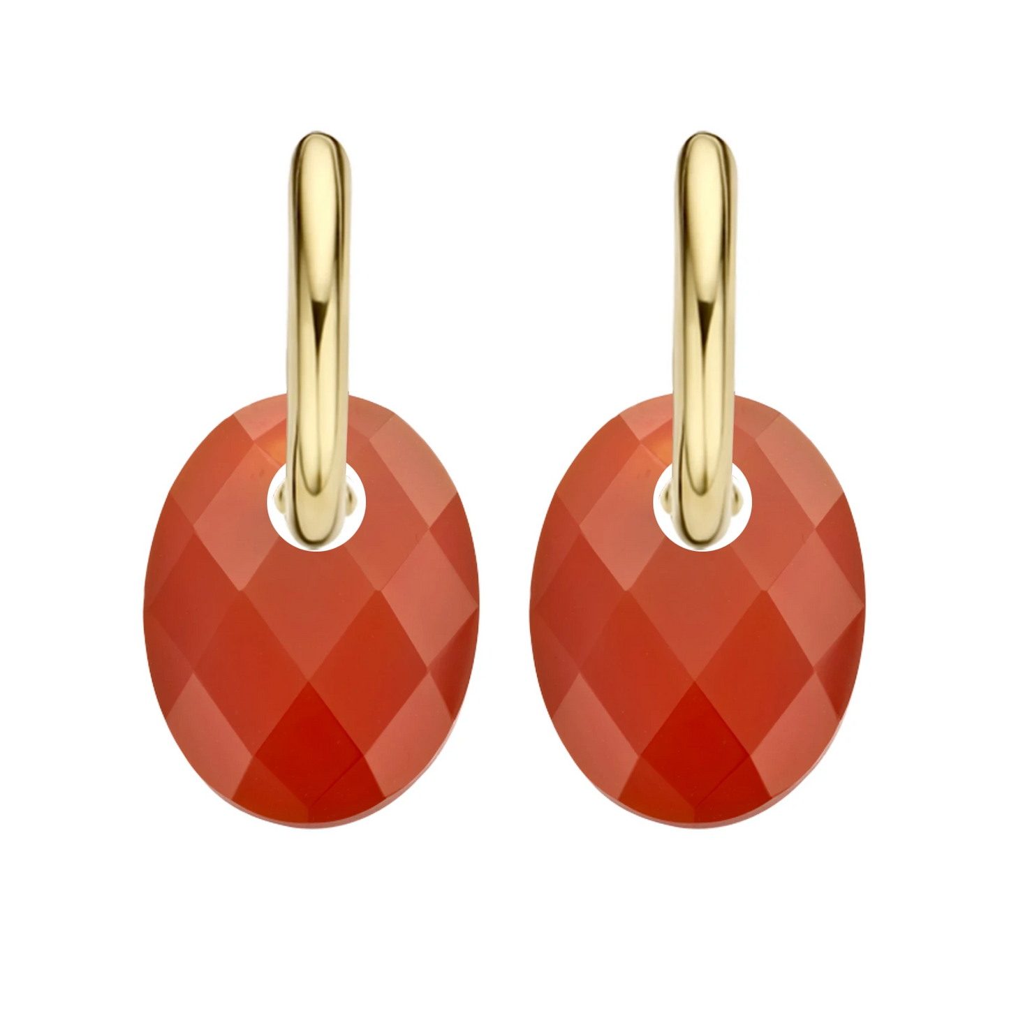 Blush Oorbelbedels 810RAGO - Mineraalsteen Rode Agaat