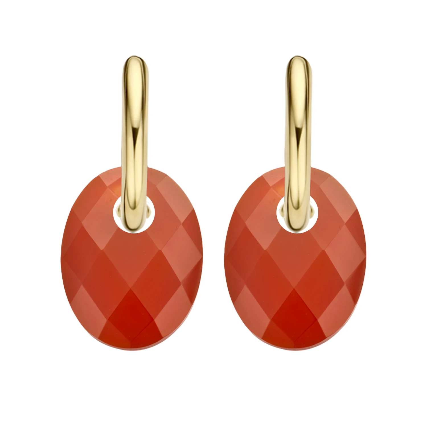 Blush Oorbelbedels 810RAGO - Mineraalsteen Rode Agaat