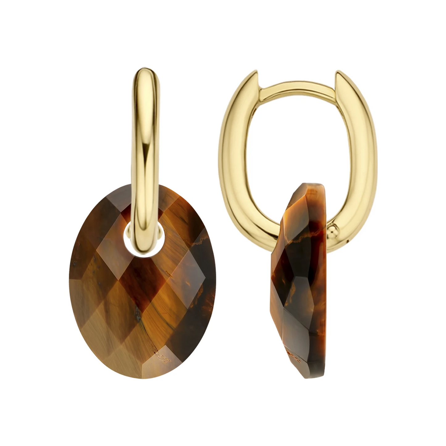 Blush Oorbelbedels 810TIGO - Mineraalsteen Tijger Oog