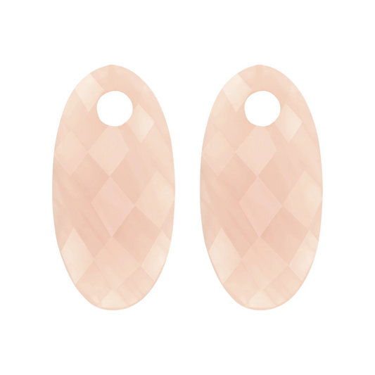 Blush Oorbelbedels 820PIQL - Mineraalsteen Rosé Quartz
