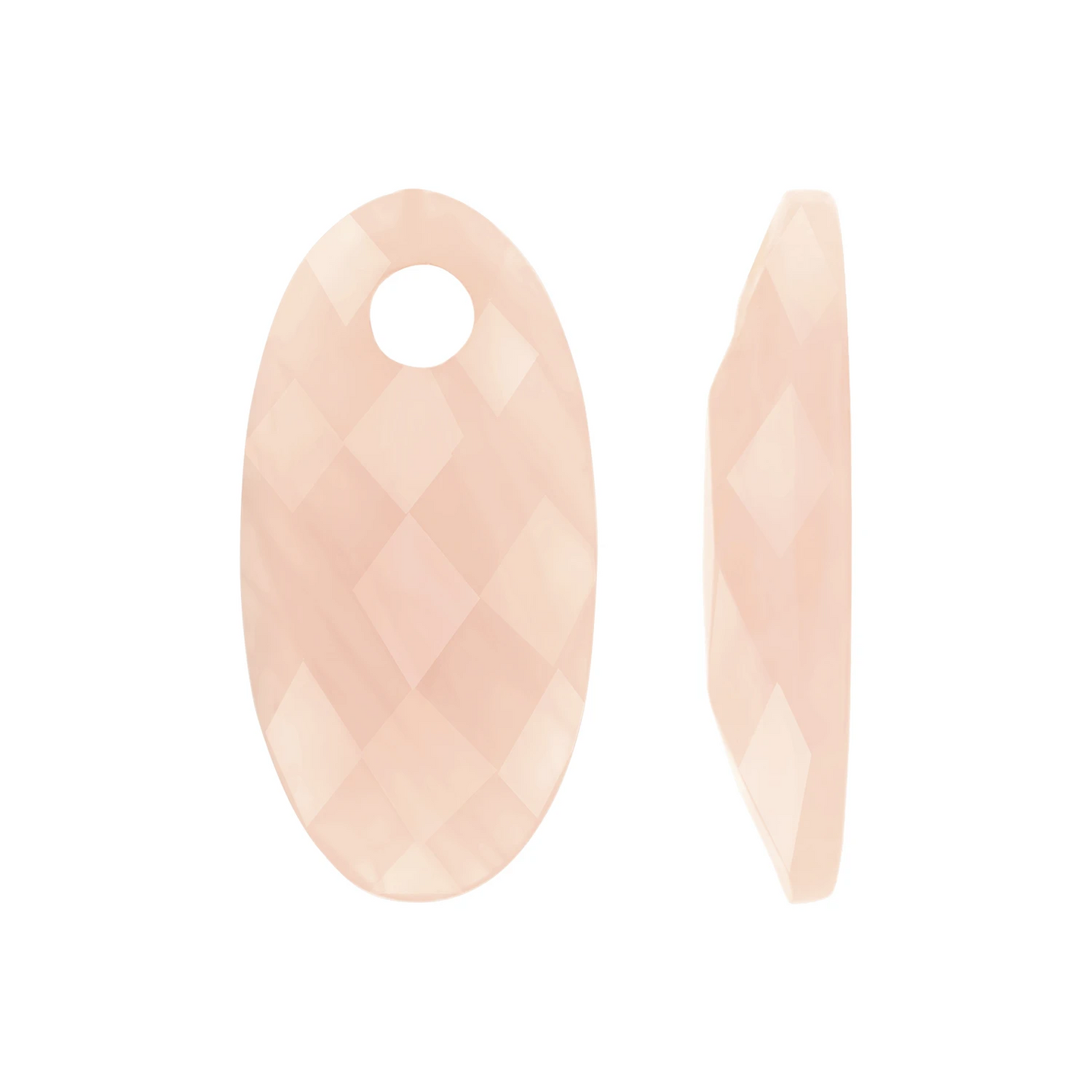 Blush Oorbelbedels 820PIQL - Mineraalsteen Rosé Quartz