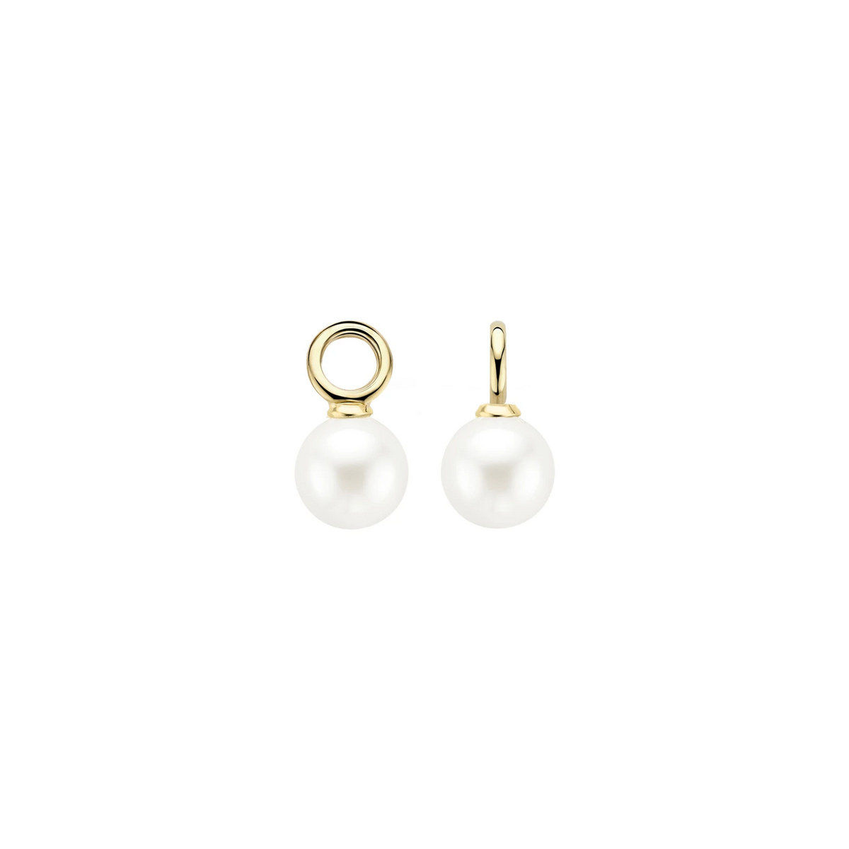 Blush Oorbelbedels 9046YPW -  Geel Goud (14k) met Swarovski Parel