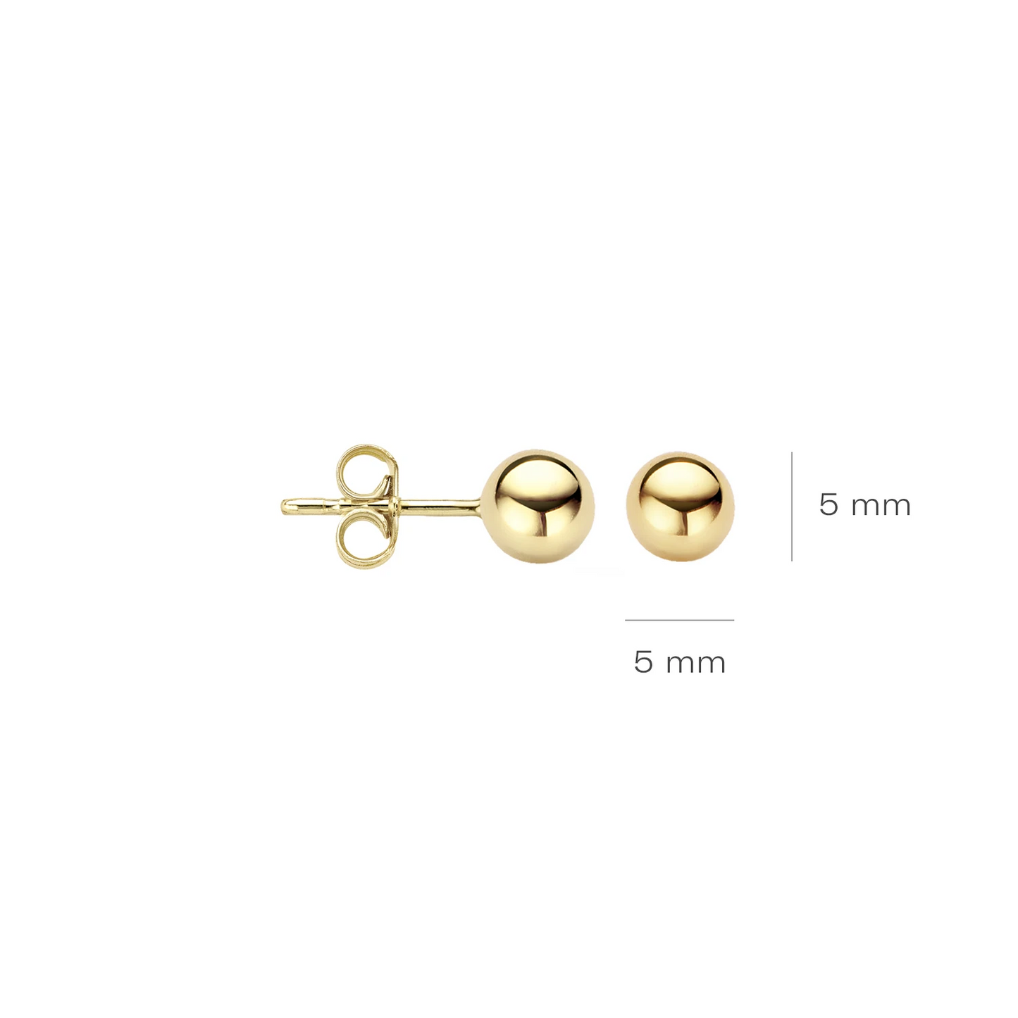 Blush Oorbellen 7122YGO -  Geel Goud (14k)