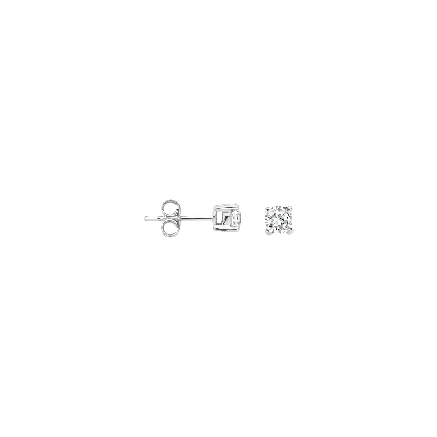 Blush Oorbellen 7128WZI -  Wit Goud (14k) met Zirkonia