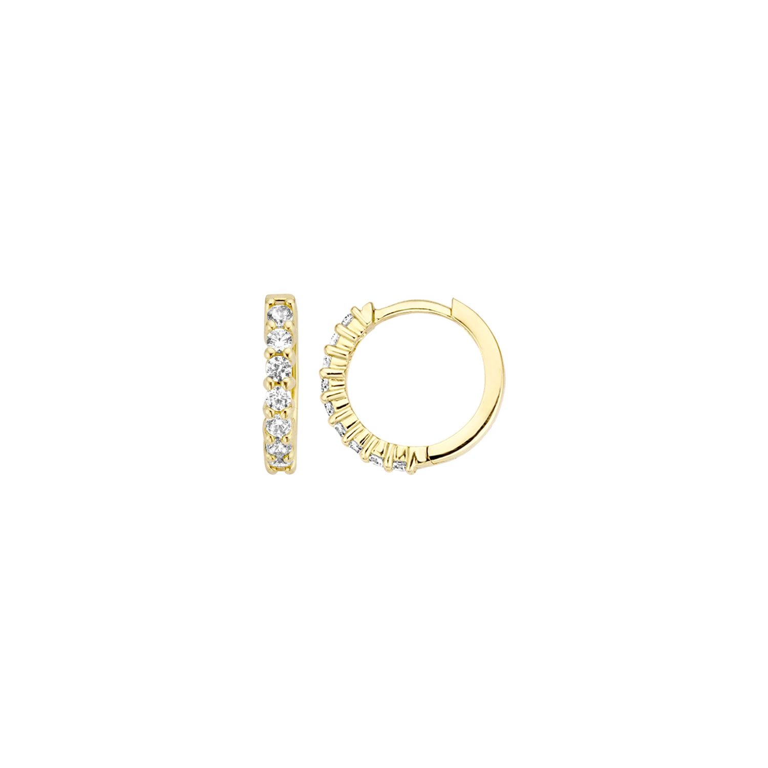 Blush Oorbellen 7134YZI -  Geel Goud (14k) met Zirkonia