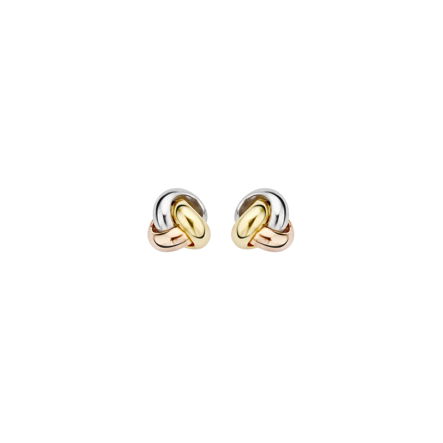 Blush Oorbellen 7157WYR -  Wit, Rosé en Geel Goud (14k)