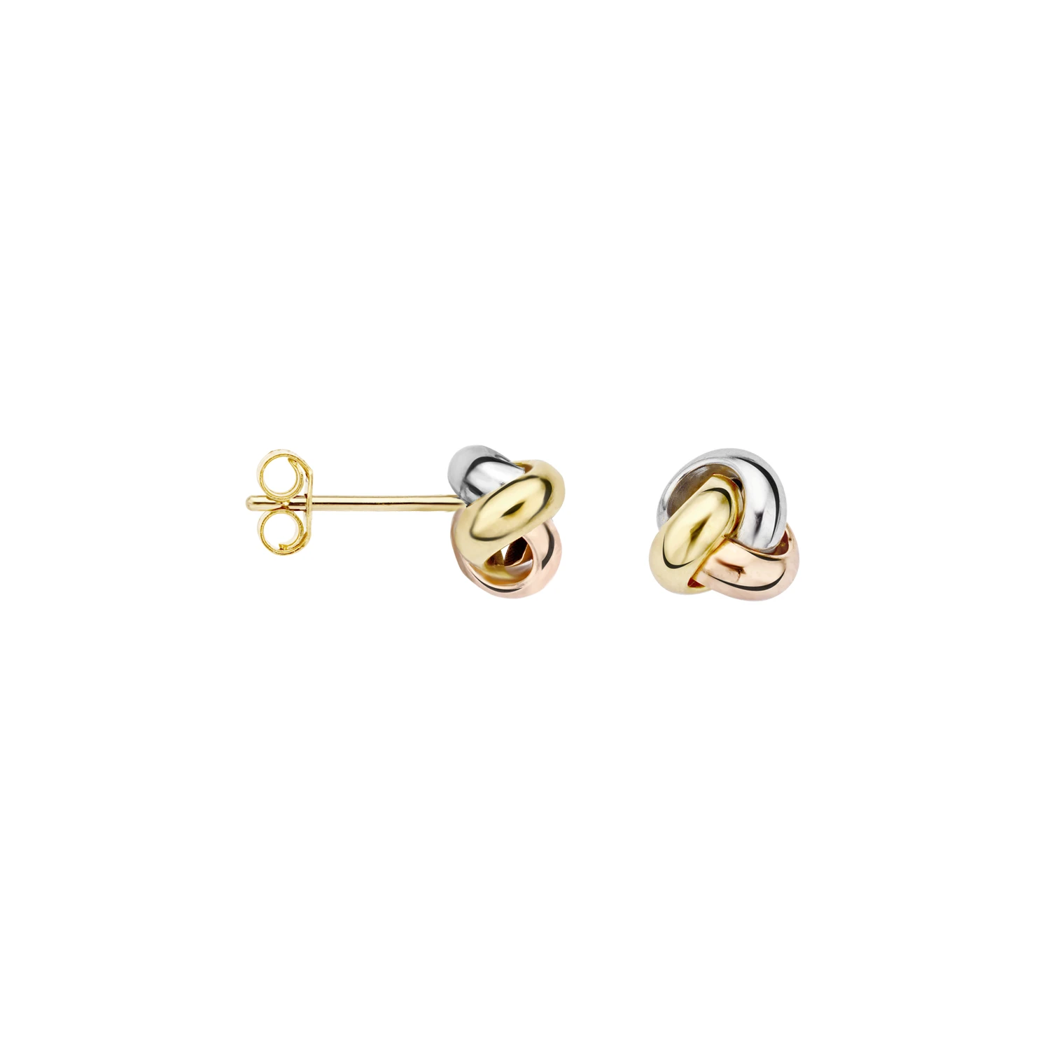 Blush Oorbellen 7157WYR -  Wit, Rosé en Geel Goud (14k)