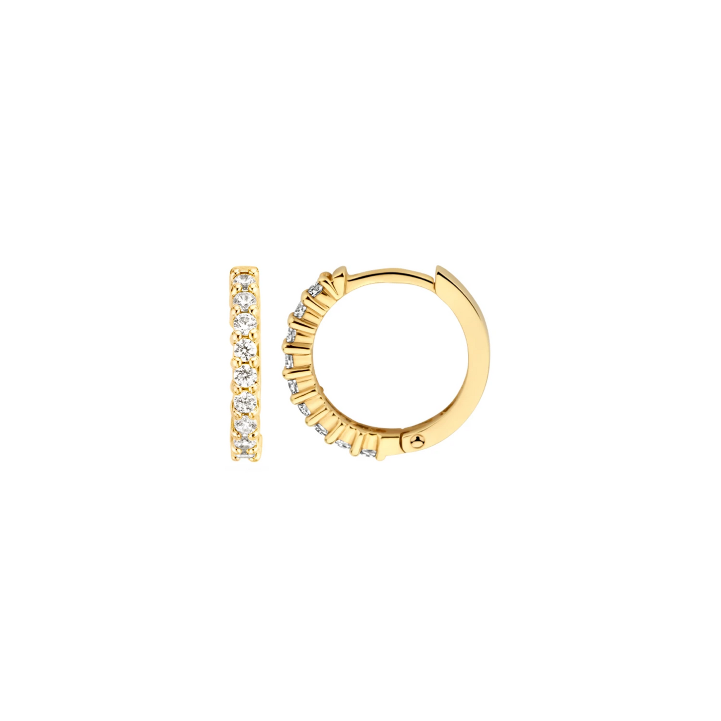 Blush Oorbellen 7166YZI - Geel Goud (14k) met Zirkonia