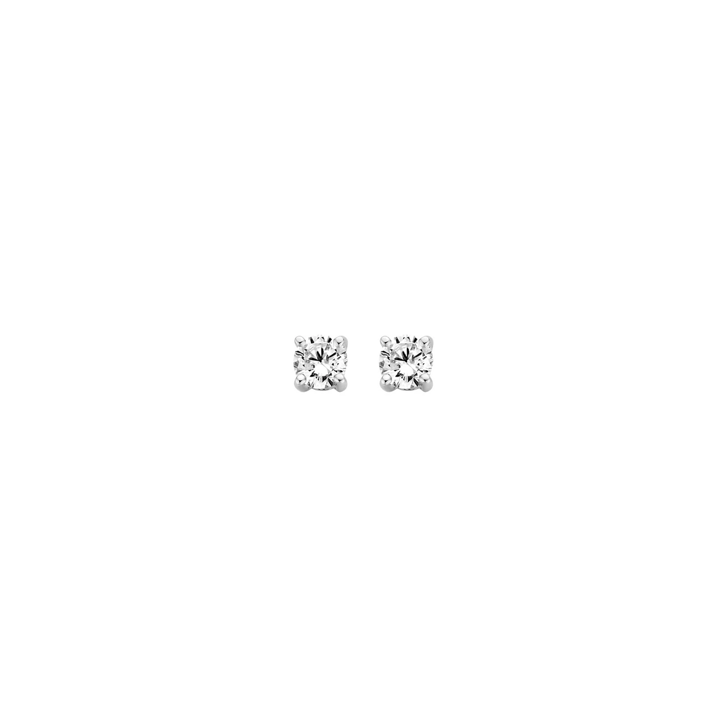 Blush Oorbellen 7212WZI - Wit Goud (14k)