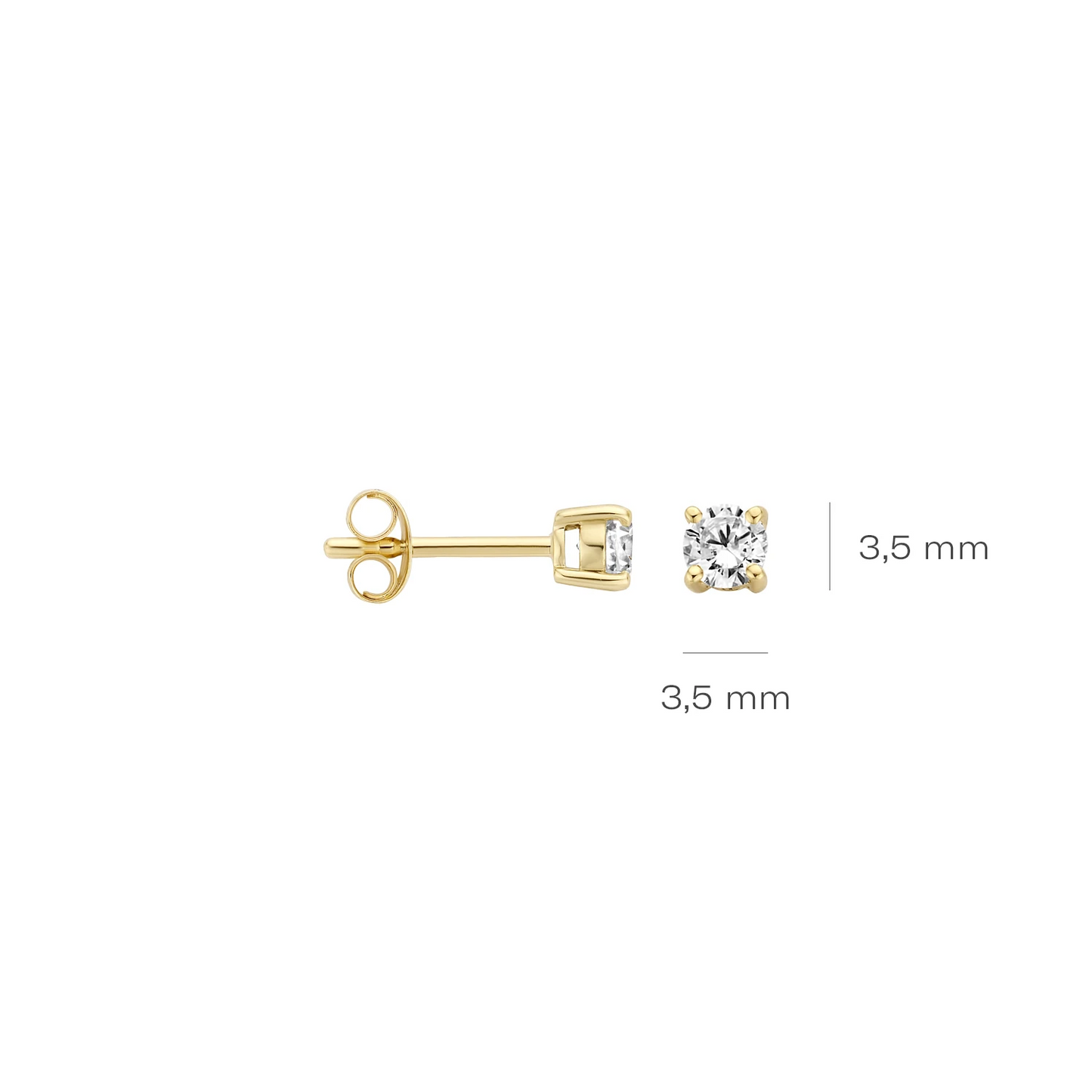 Blush Oorbellen 7212YZI - Geel Goud (14k)