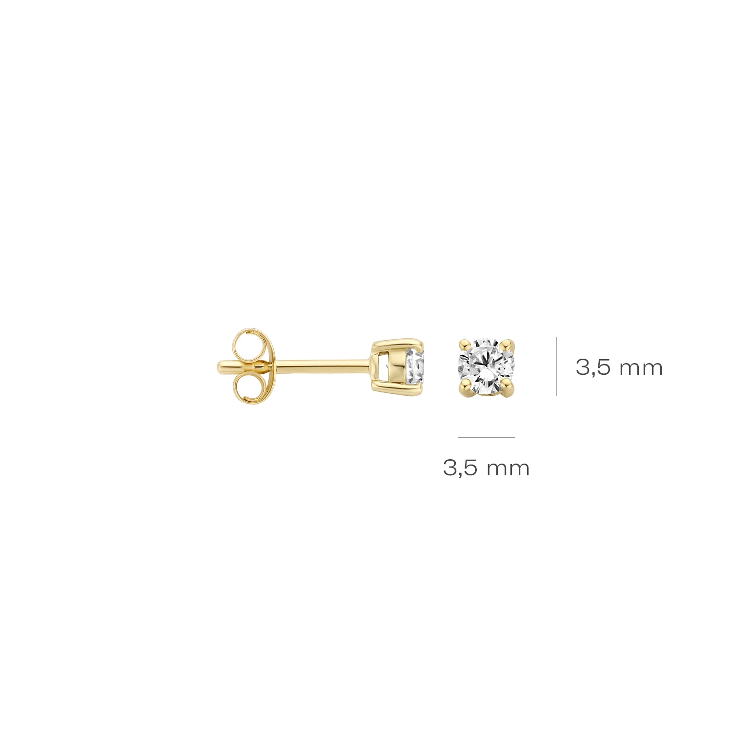Blush Oorbellen 7212YZI - Geel Goud (14k)