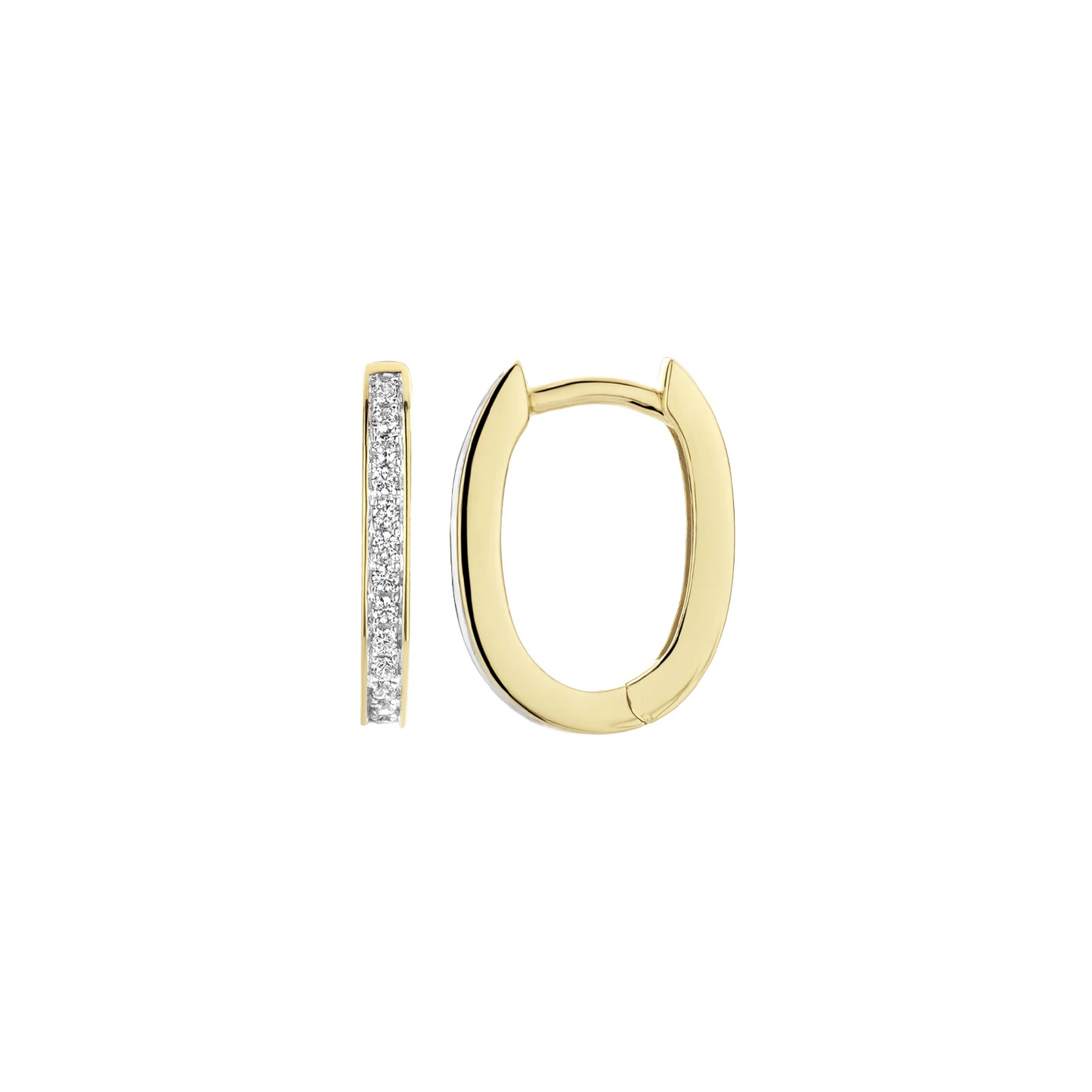 Blush Oorbellen 7234YZI - Geel Goud met Zirkonia (14k)