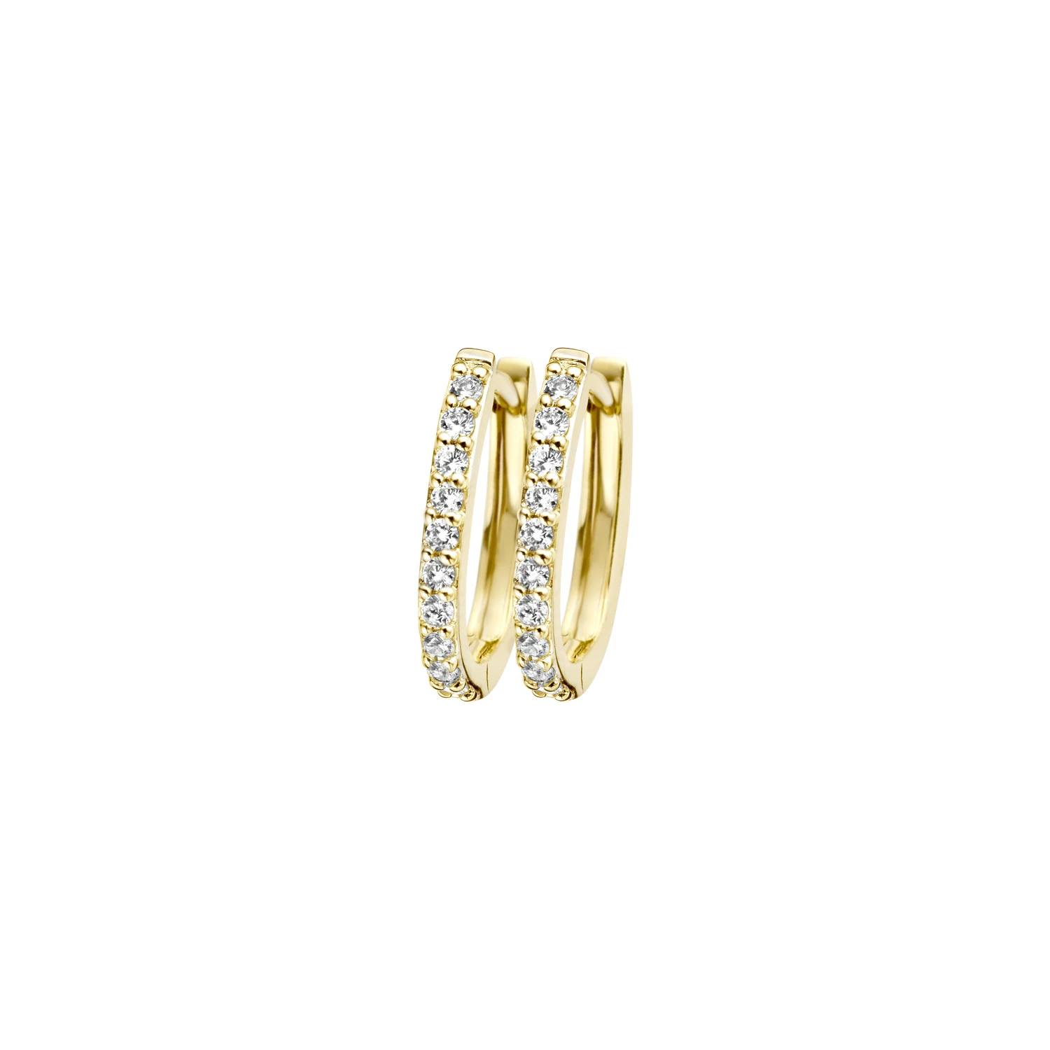 Blush Oorbellen 7236YZI - Geel Goud met Zirkonia (14k)
