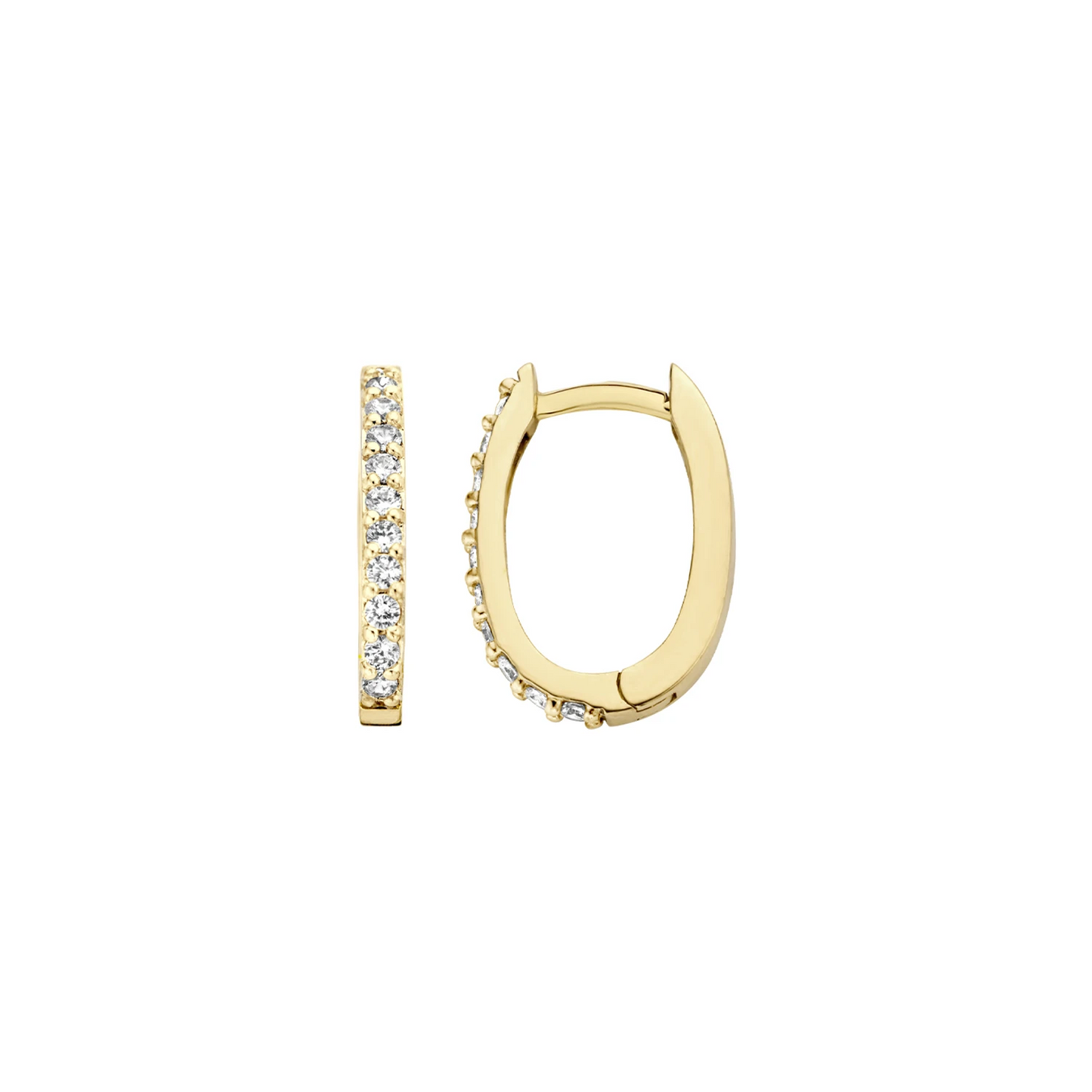 Blush Oorbellen 7236YZI - Geel Goud met Zirkonia (14k)