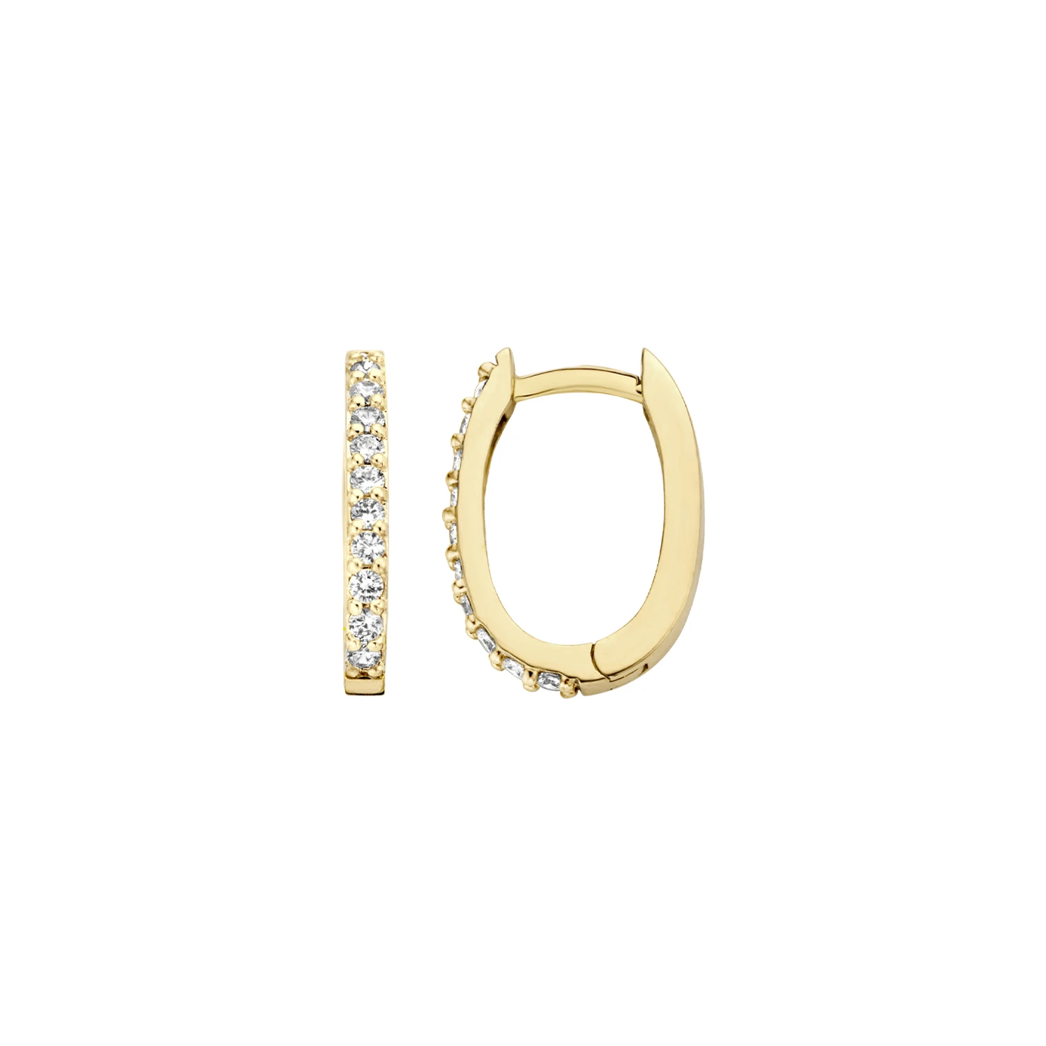 Blush Oorbellen 7236YZI - Geel Goud met Zirkonia (14k)