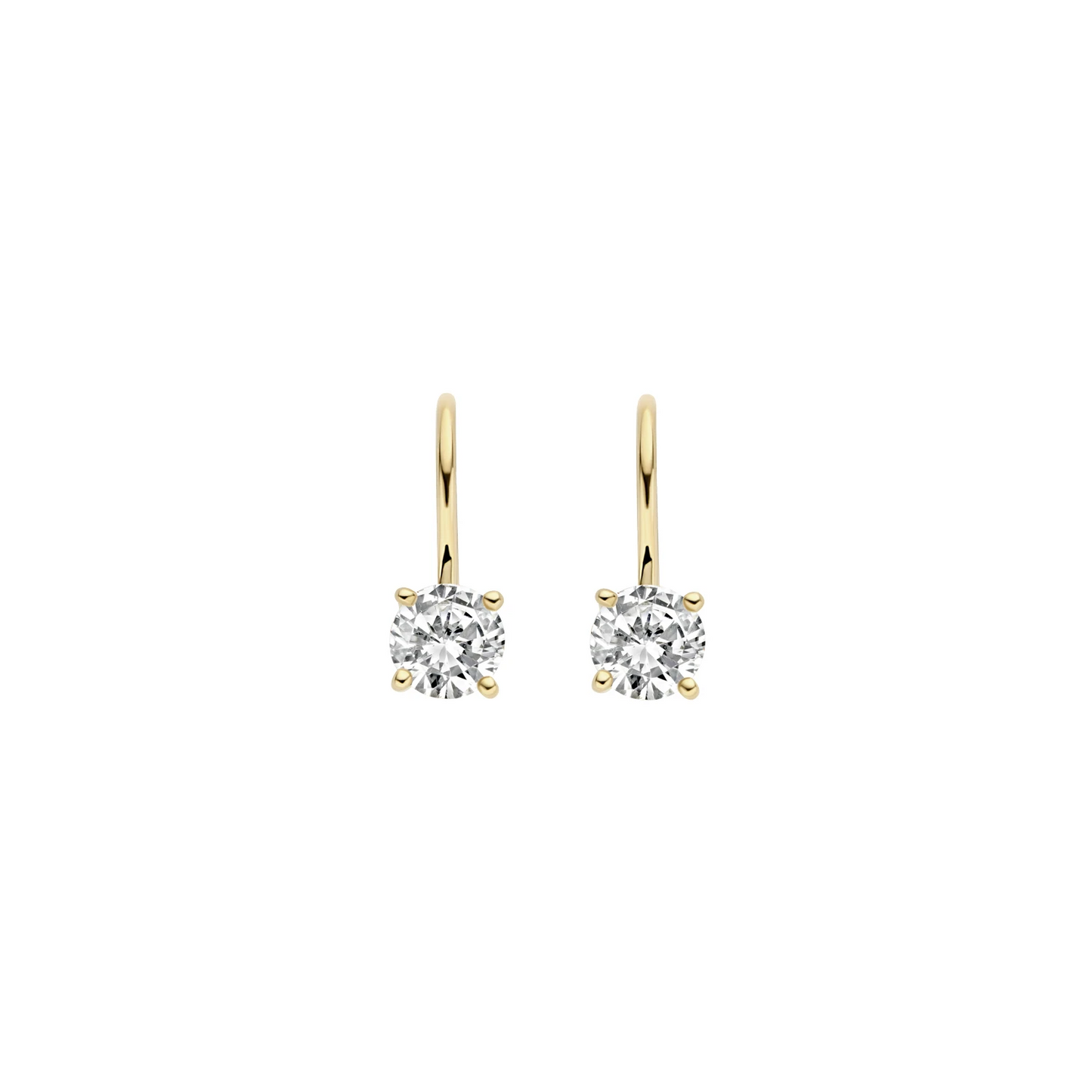 Blush Oorbellen 7296YZI -  Geel Goud (14k) met Zirkonia
