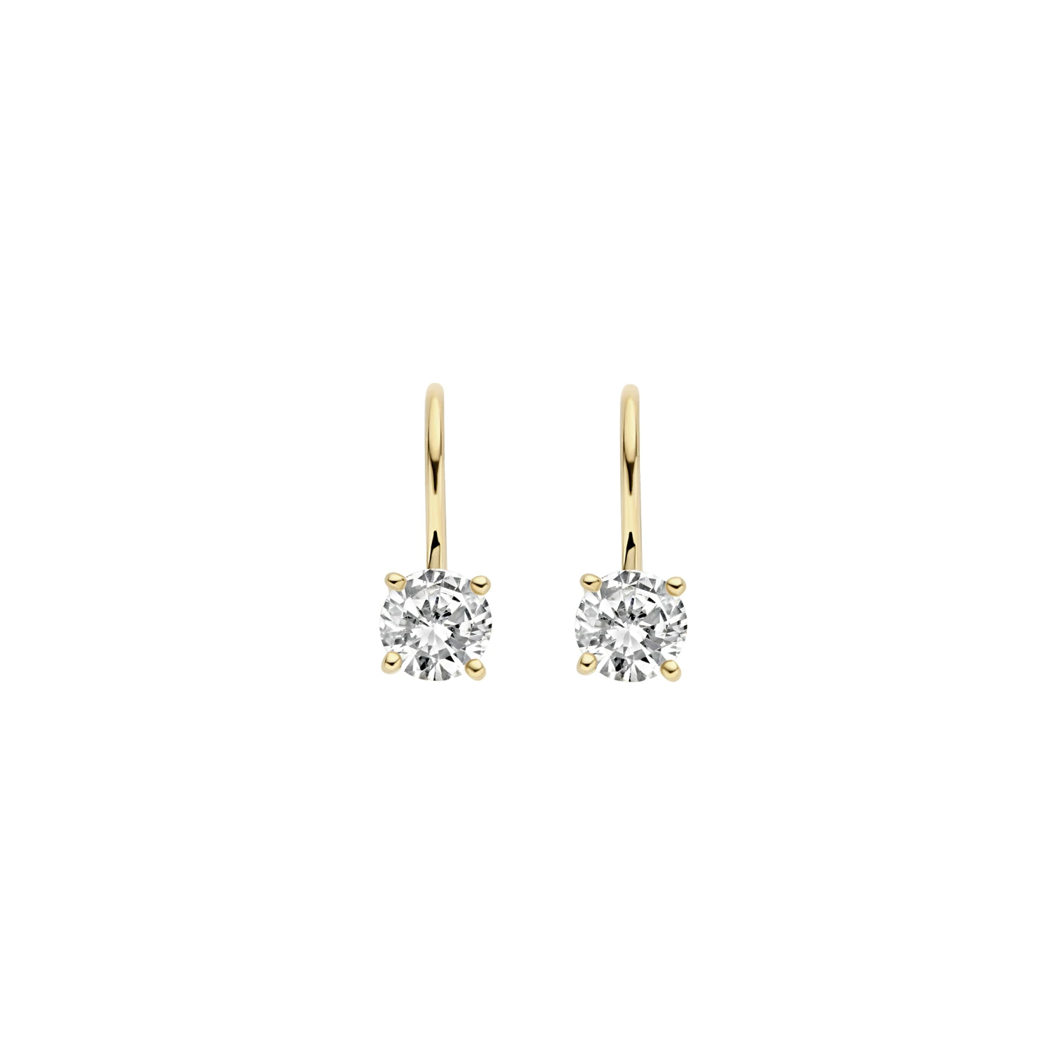 Blush Oorbellen 7296YZI -  Geel Goud (14k) met Zirkonia