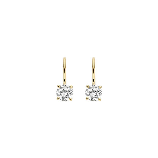 Blush Oorbellen 7296YZI -  Geel Goud (14k) met Zirkonia