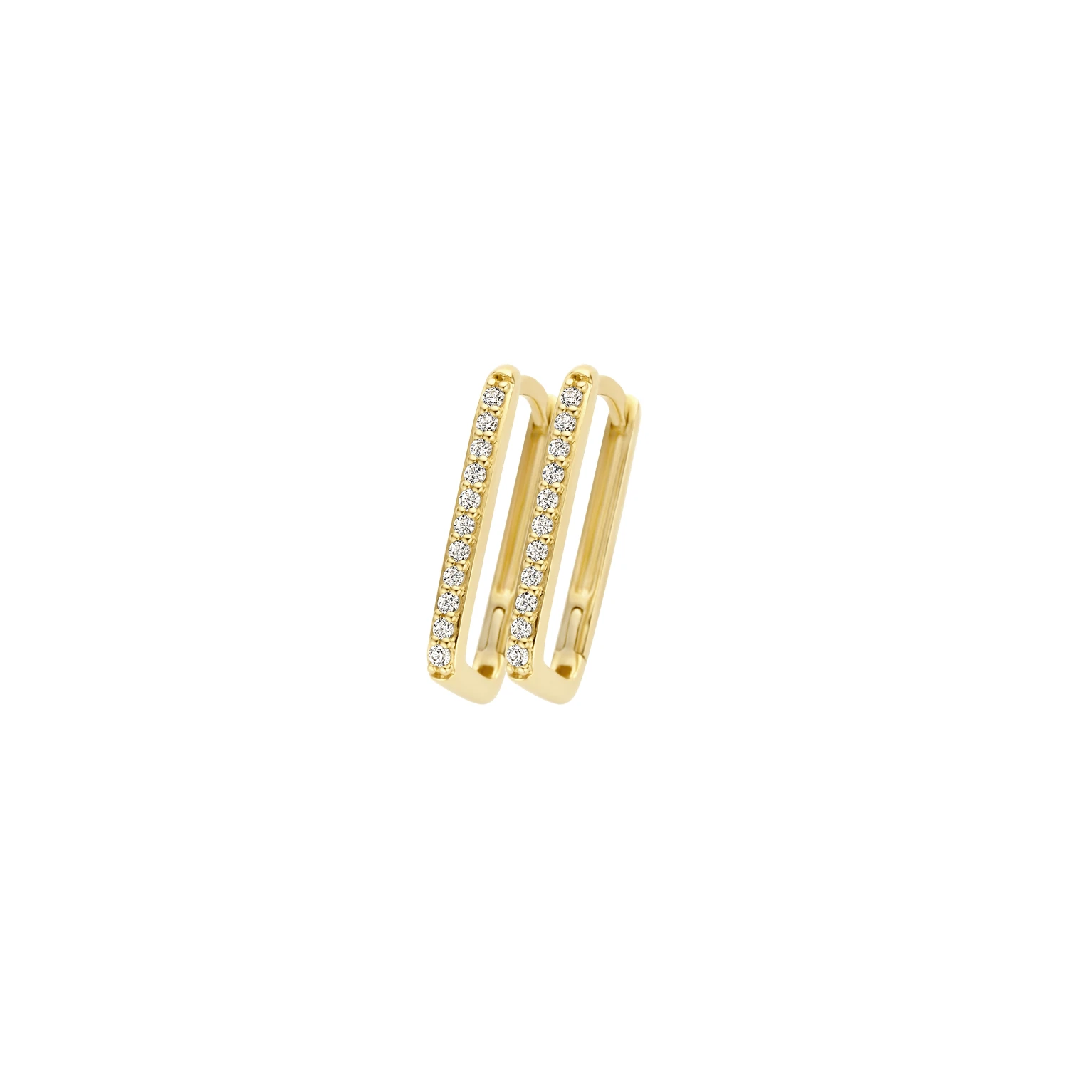 Blush Oorbellen 7318YZI - Geel Goud (14k) met Zirkonia