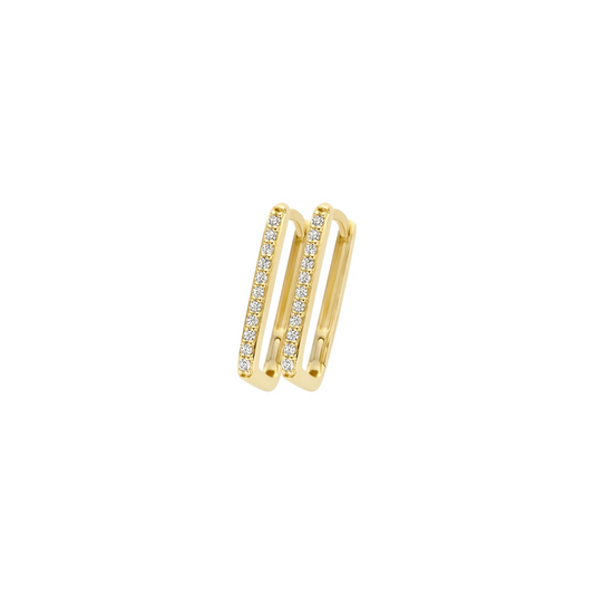 Blush Oorbellen 7318YZI - Geel Goud (14k) met Zirkonia