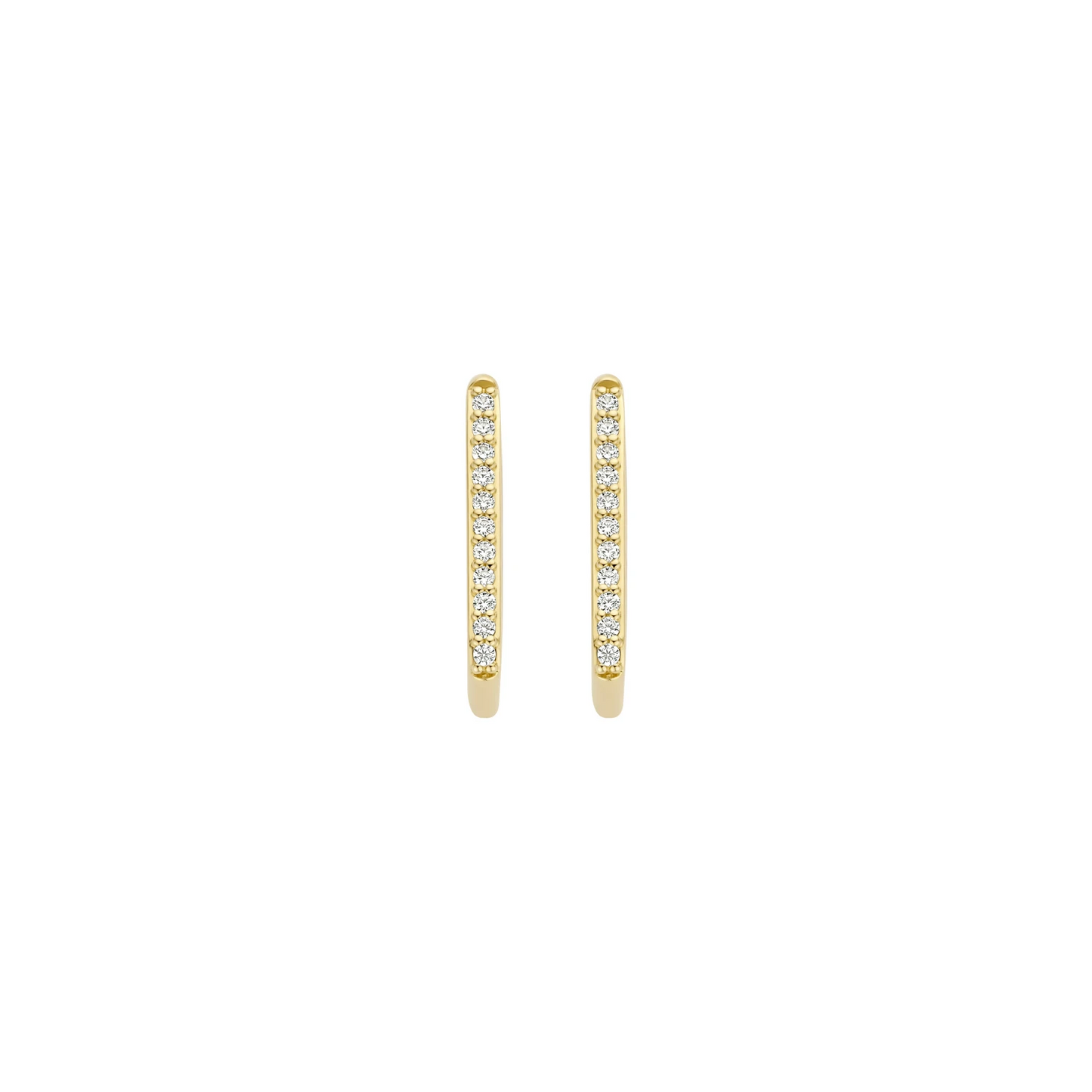 Blush Oorbellen 7318YZI - Geel Goud (14k) met Zirkonia