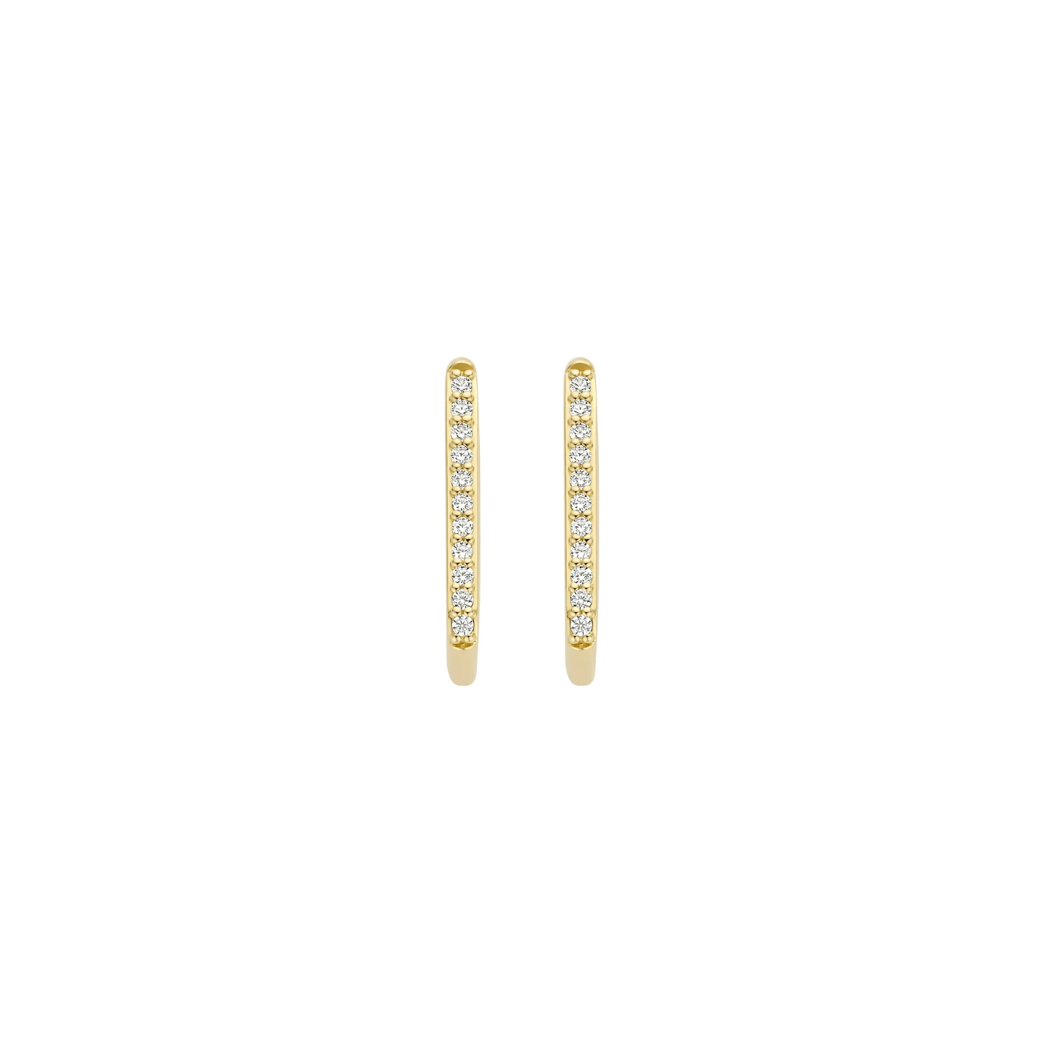 Blush Oorbellen 7318YZI - Geel Goud (14k) met Zirkonia