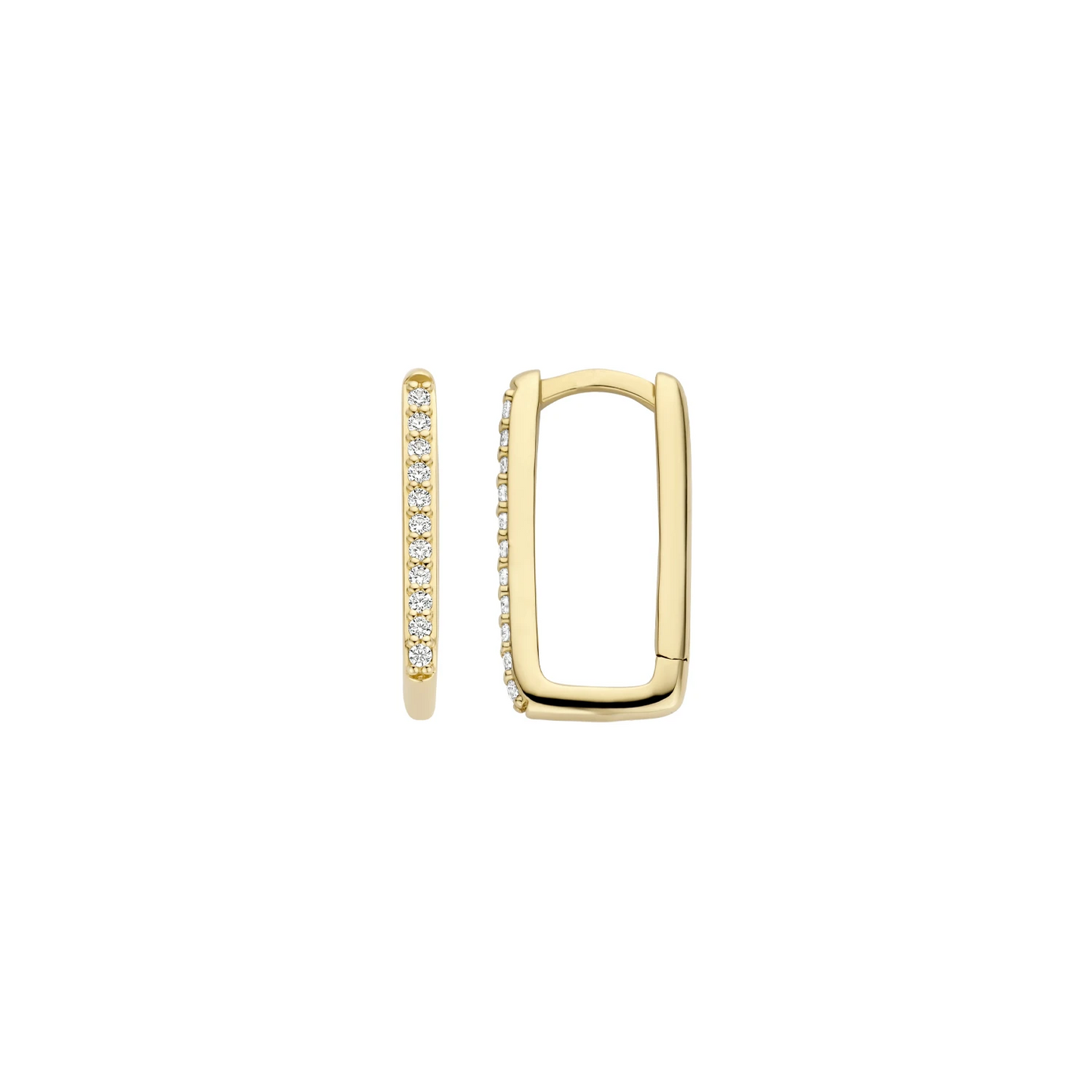 Blush Oorbellen 7318YZI - Geel Goud (14k) met Zirkonia