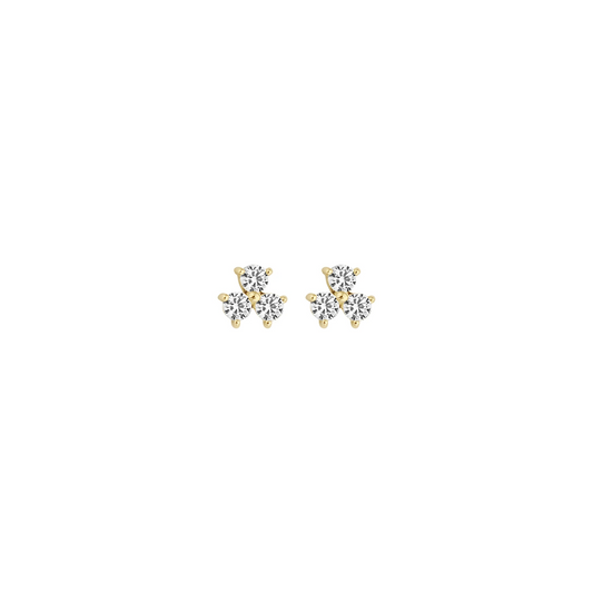 Blush Oorknoppen 7197YZI - Geel Goud (14k) met Zirkonia