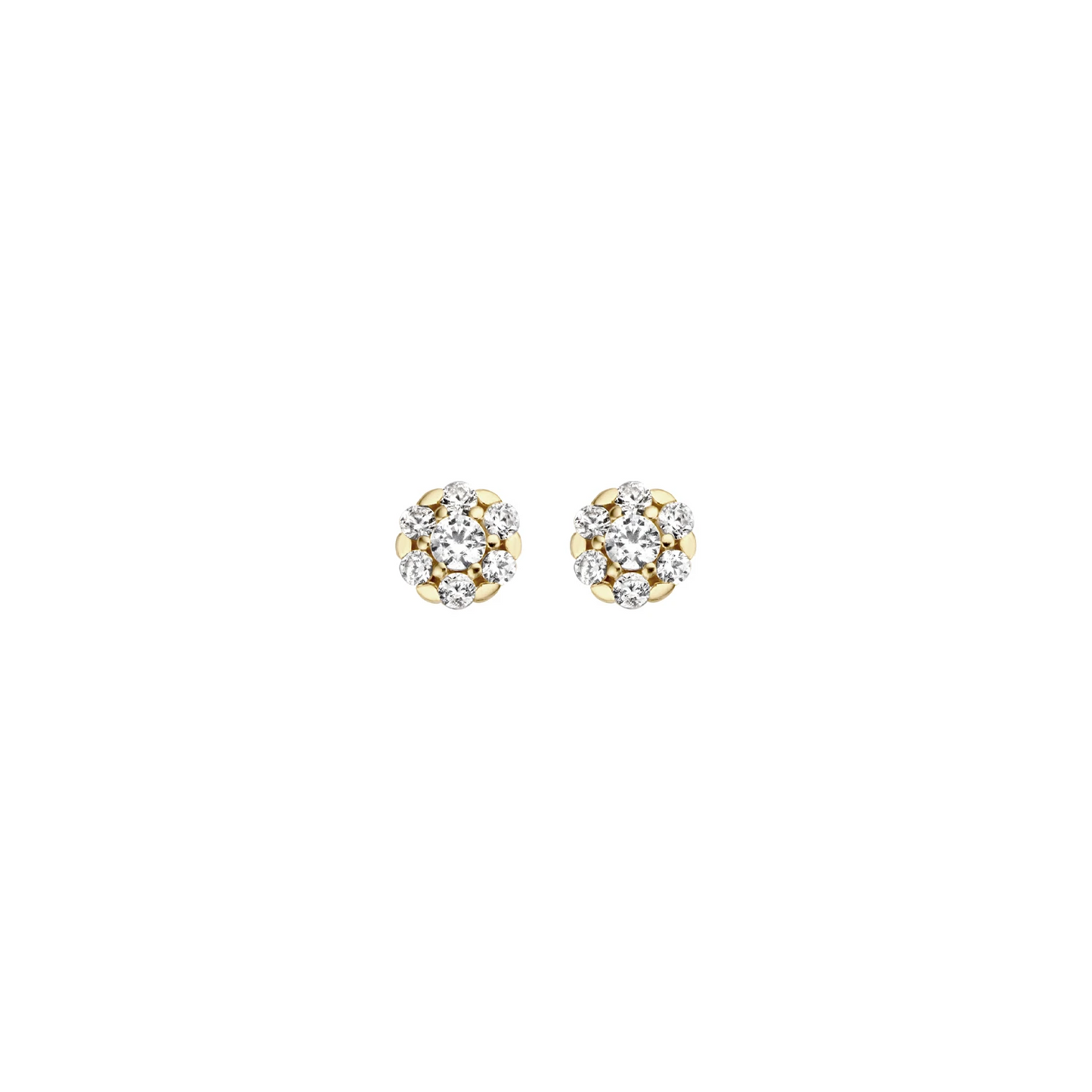 Blush Oorknoppen 7241YZI - Geel Goud met Zirkonia (14k)