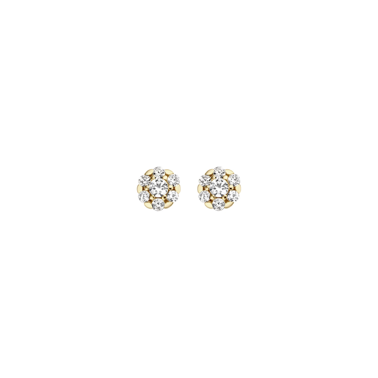 Blush Oorknoppen 7241YZI - Geel Goud met Zirkonia (14k)