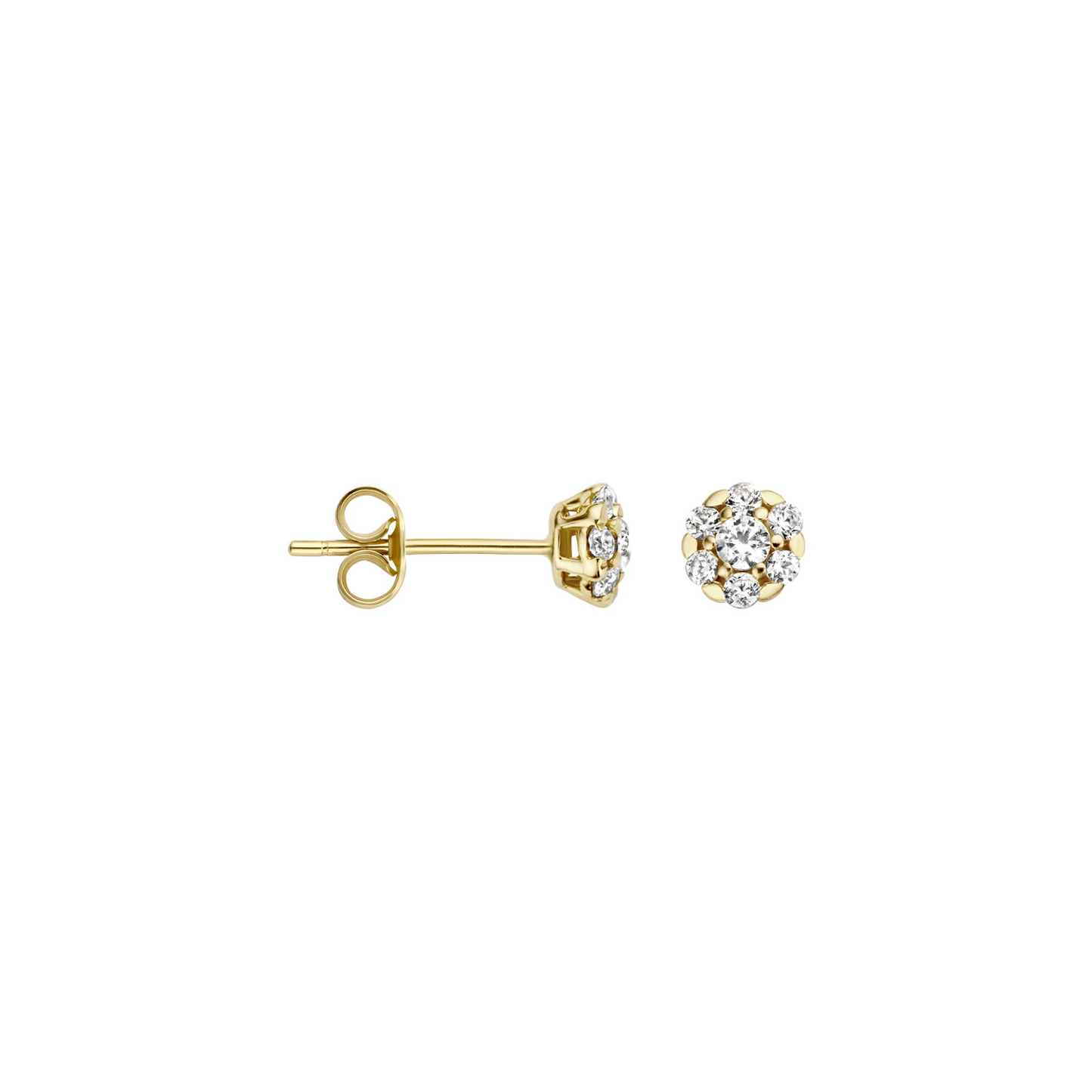 Blush Oorknoppen 7241YZI - Geel Goud met Zirkonia (14k)