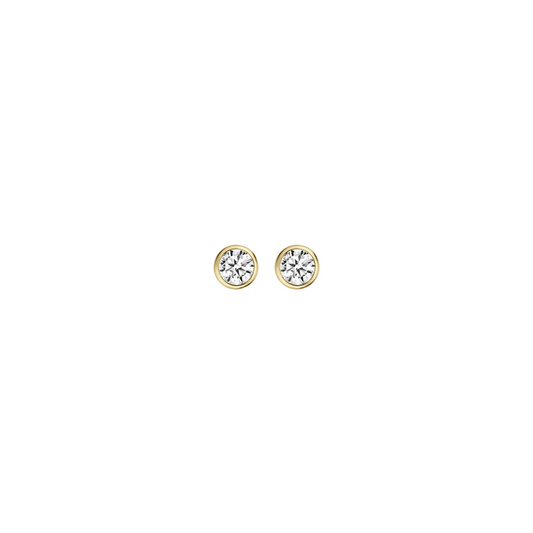 Blush Oorknoppen 7256YZI - Geel Goud met Zirkonia (14k)