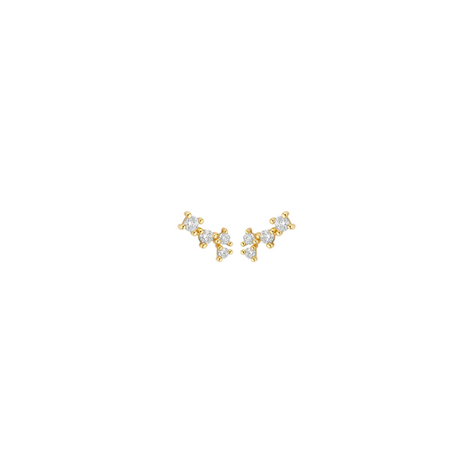 Blush Oorknoppen 7373YZI - Geelgoud (14k) met Zirconia