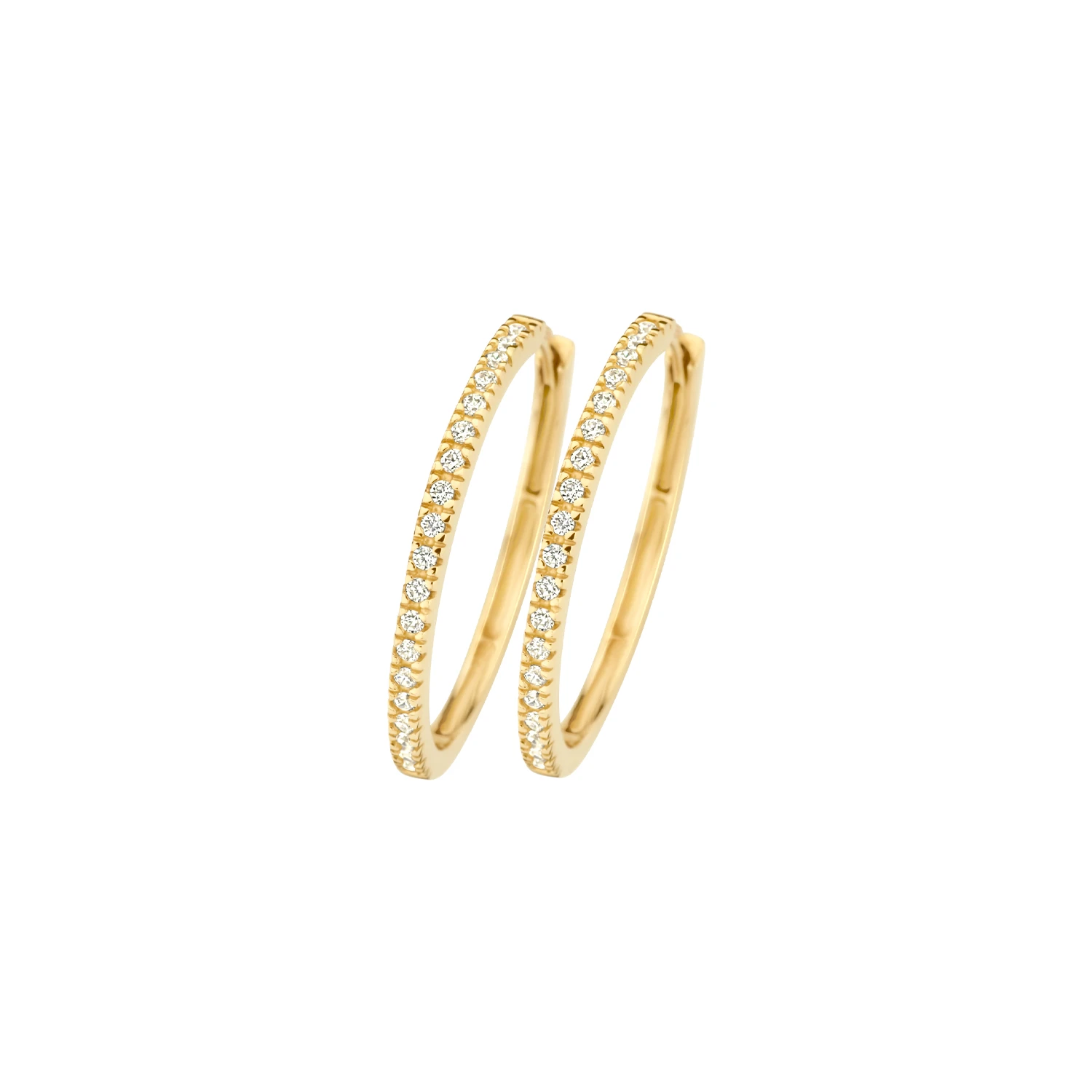 Blush Oorringen 7306YZI - Geel Goud (14k) met Zirkonia