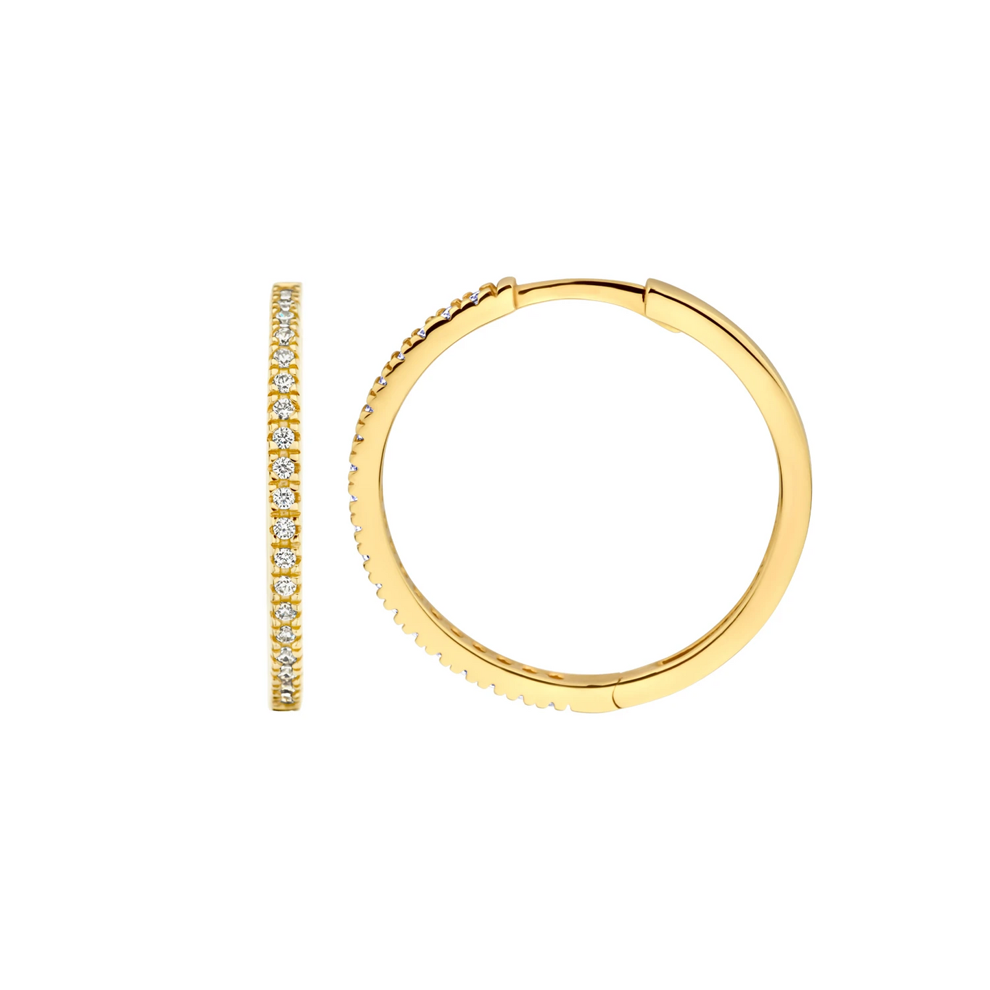 Blush Oorringen 7306YZI - Geel Goud (14k) met Zirkonia